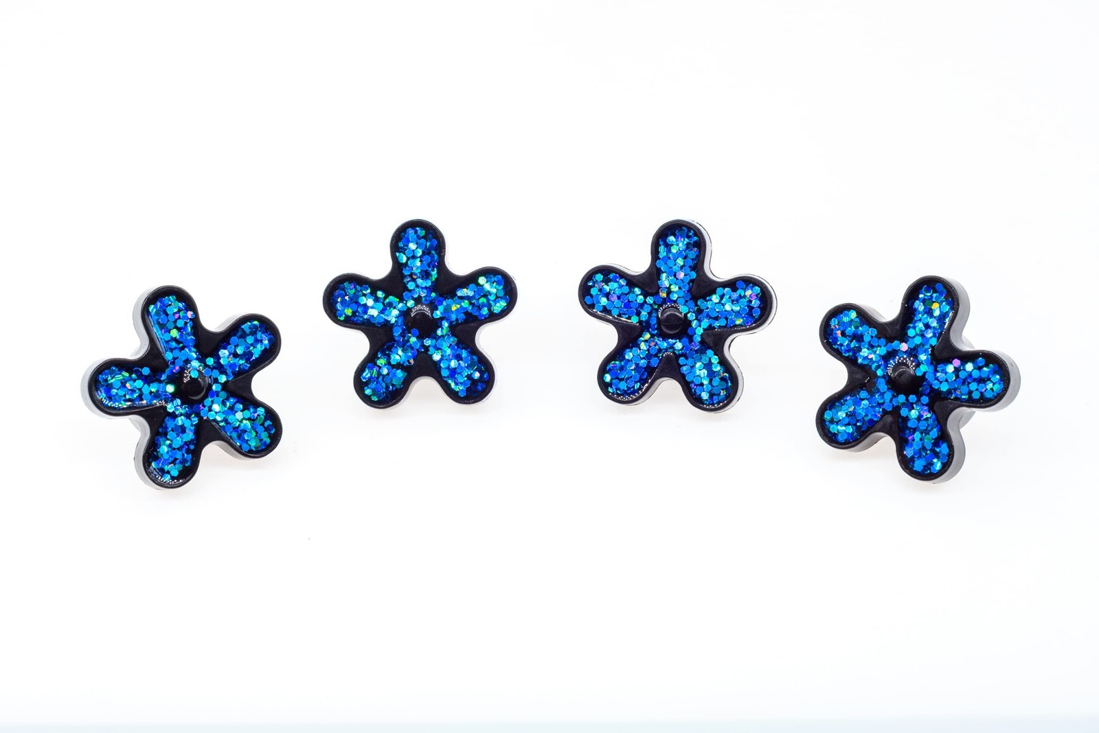 FD&D Multiple Use Shining Screw Cap, Blue Daisy Pattern with M6 Machine Screw