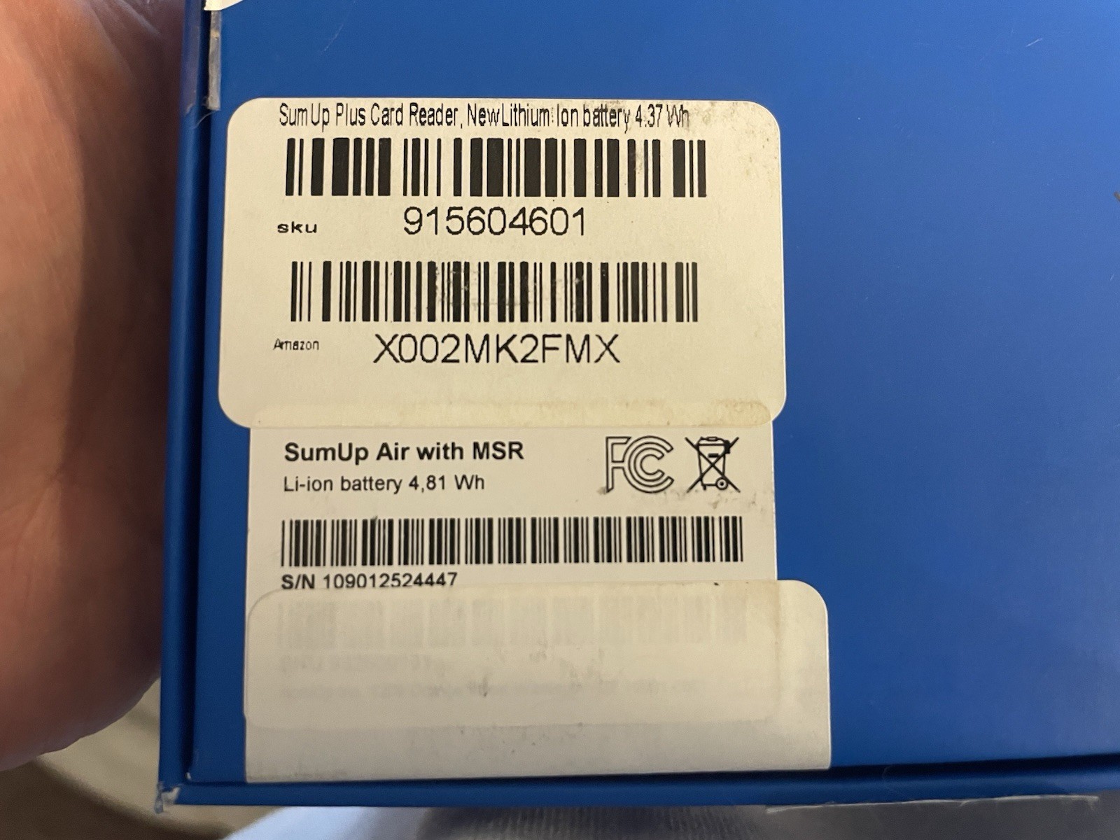 Sumup Plus Card Reader Bluetooth – Nfc Rfid Credit Card Reader For Smartphone