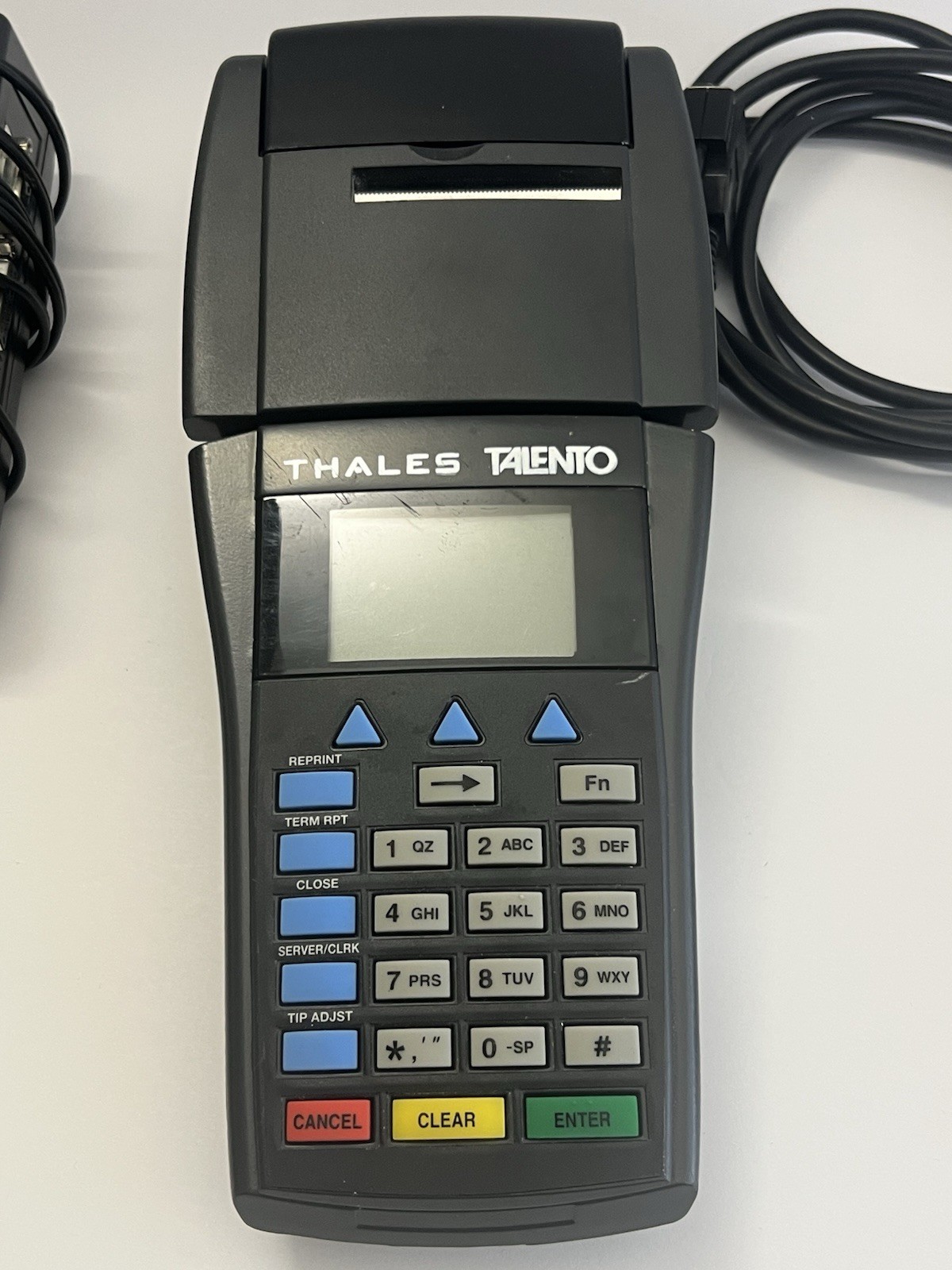 Vintage Thales Talento Credit Card Terminal-Turns on but UNTESTED