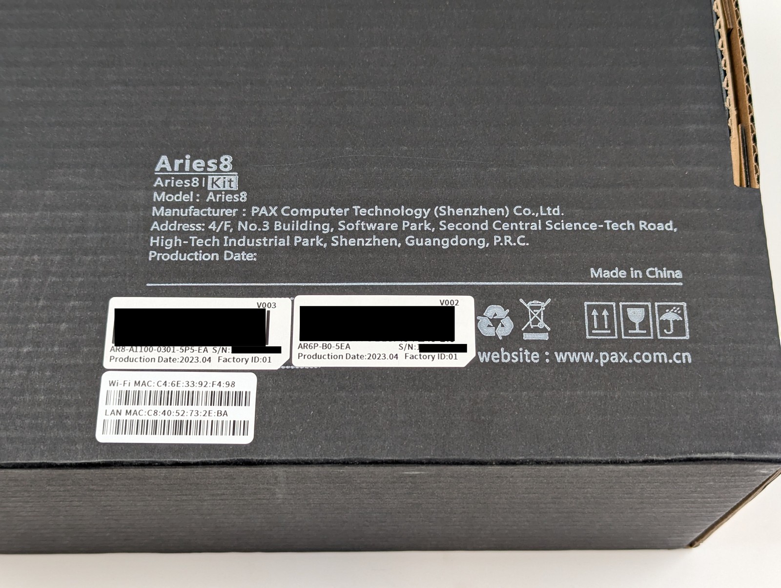 PARTS Aries8 Touch Credit Card Terminal (AR6P-B0-5EA) SEE DESCRIPTION | Lot of 2