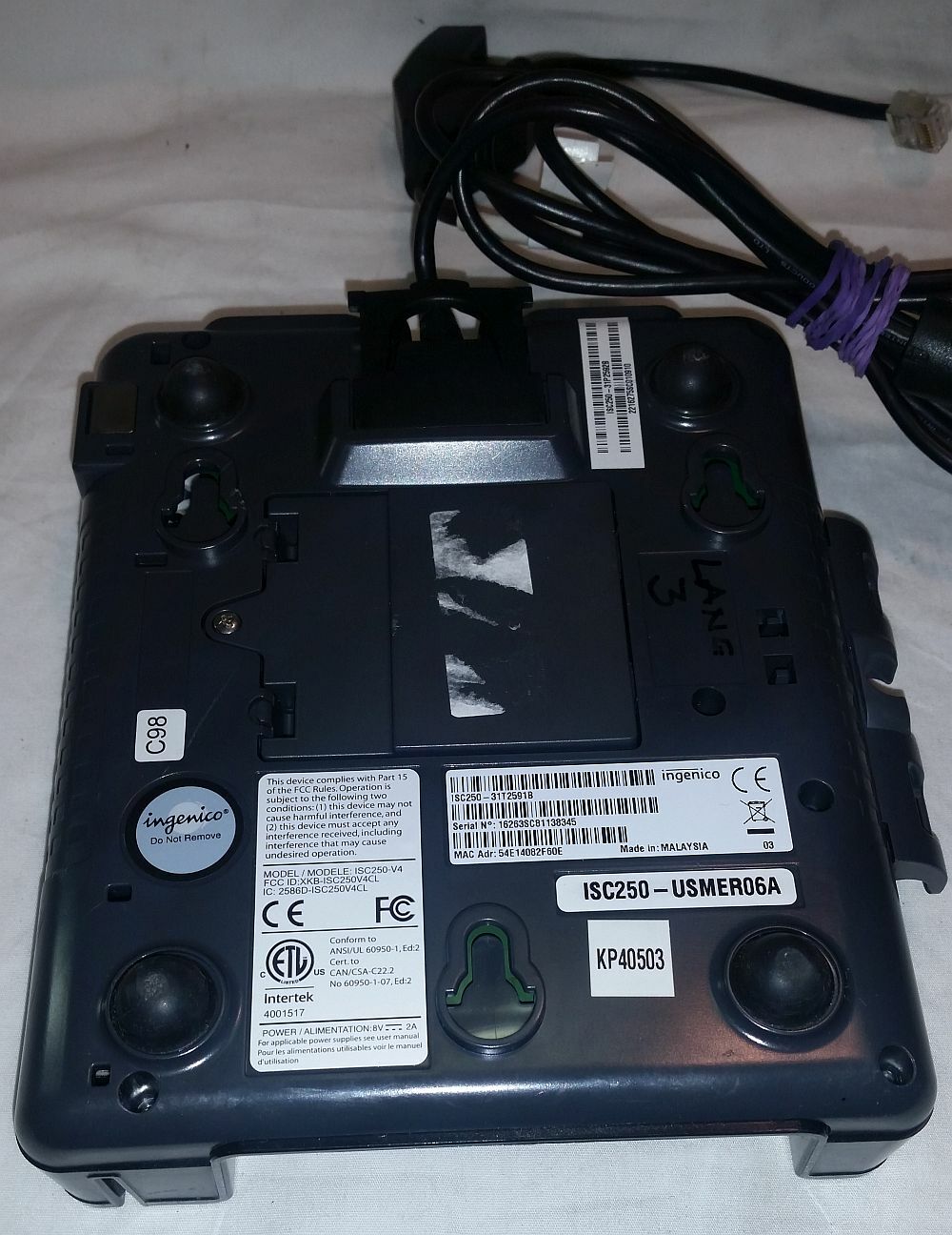 Ingenico isc touch 250 Used
