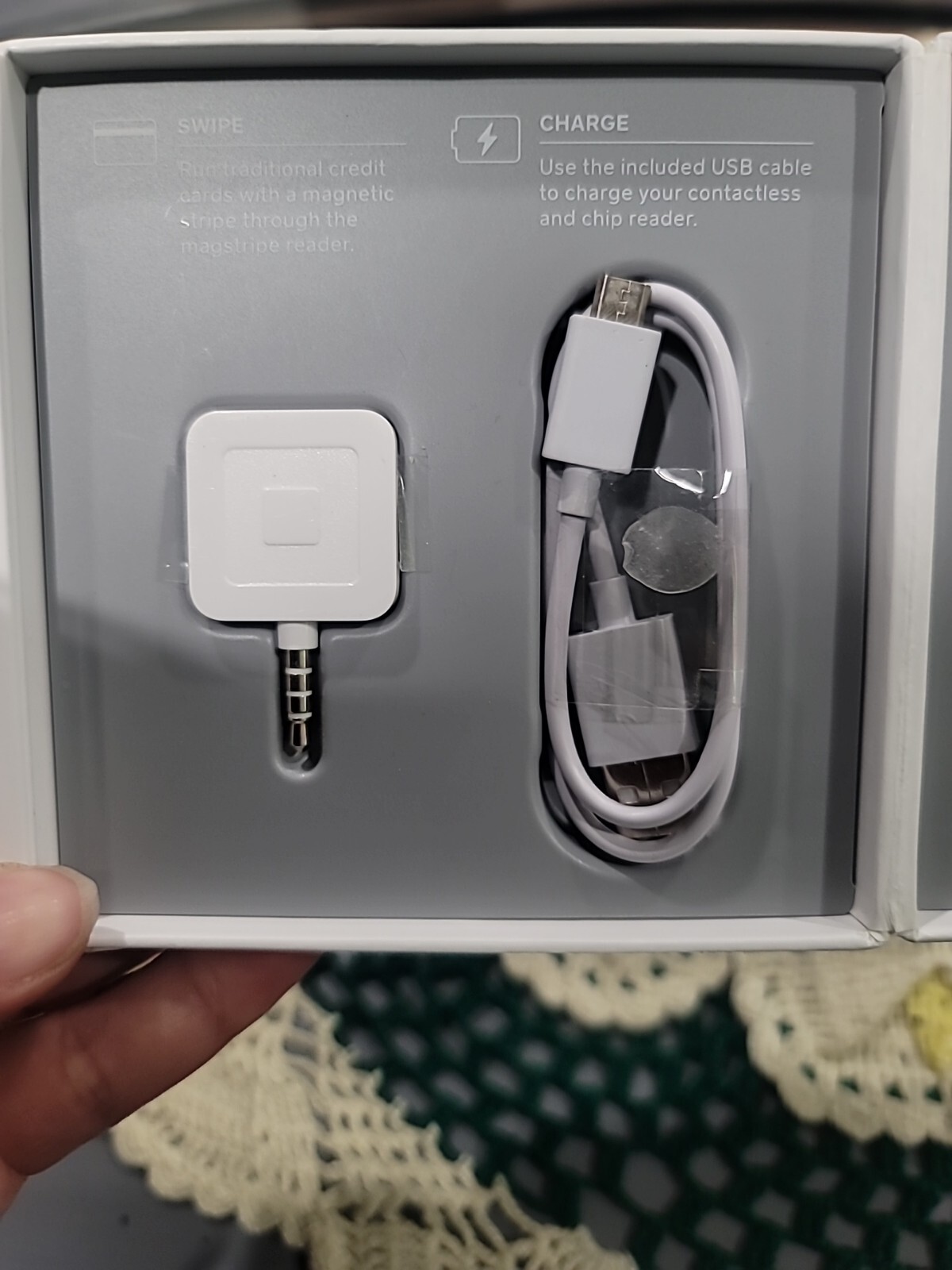 Square S6 White Portable Contactless And Chip Magstripe Credit Card Reader