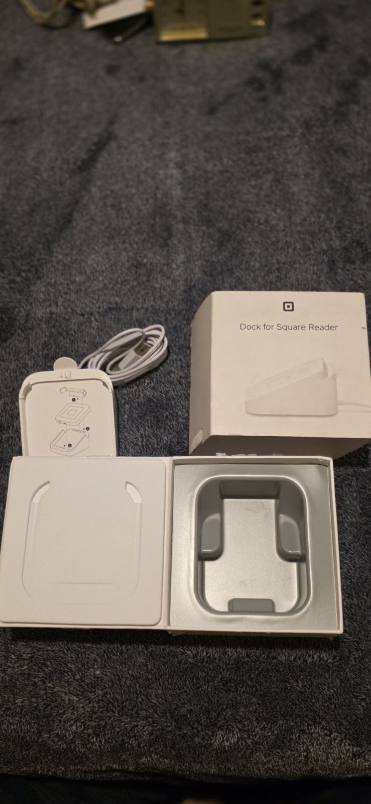 Square Dock Stand Contactless & Chip Reader 1st Gen Micro USB Stand A-SKU-0120