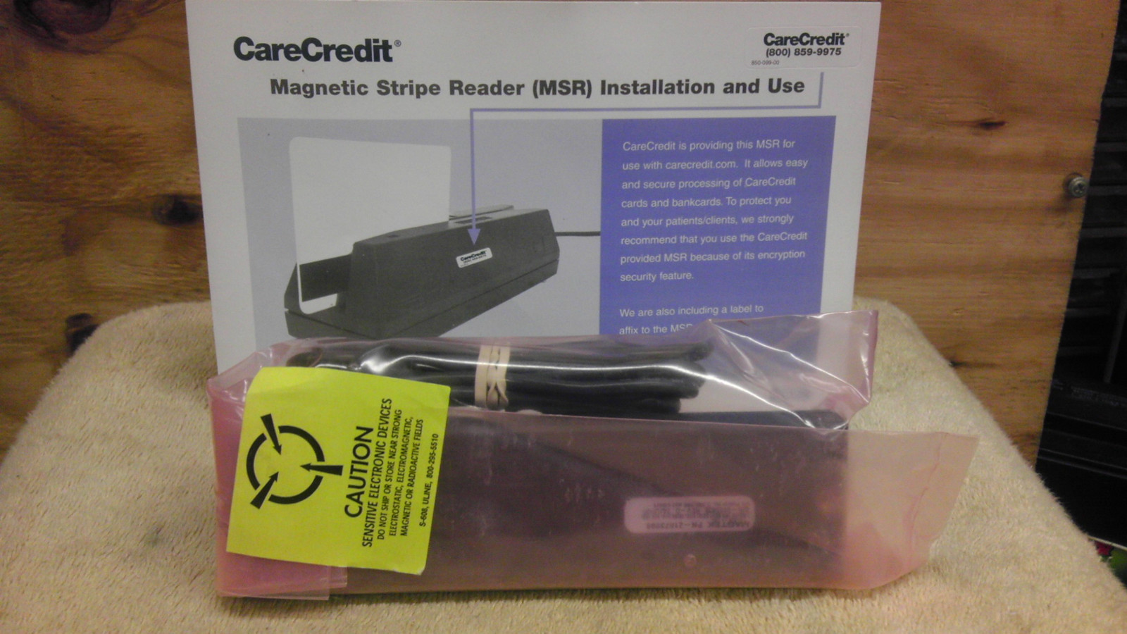 NEW 2-TRACK MAGTEK 850-046-00 MAGNETIC STRIP SWIPE CARD READER USB 21073008