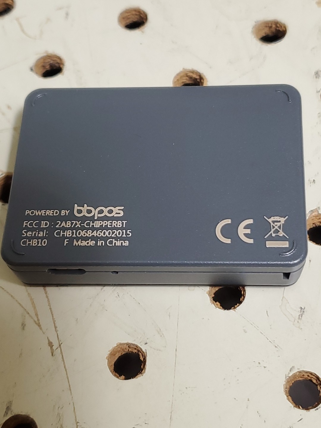 NEE BBPOS Chipper Bluetooth Card Reader 2AB7X Black w/Case, Cord, & Strap