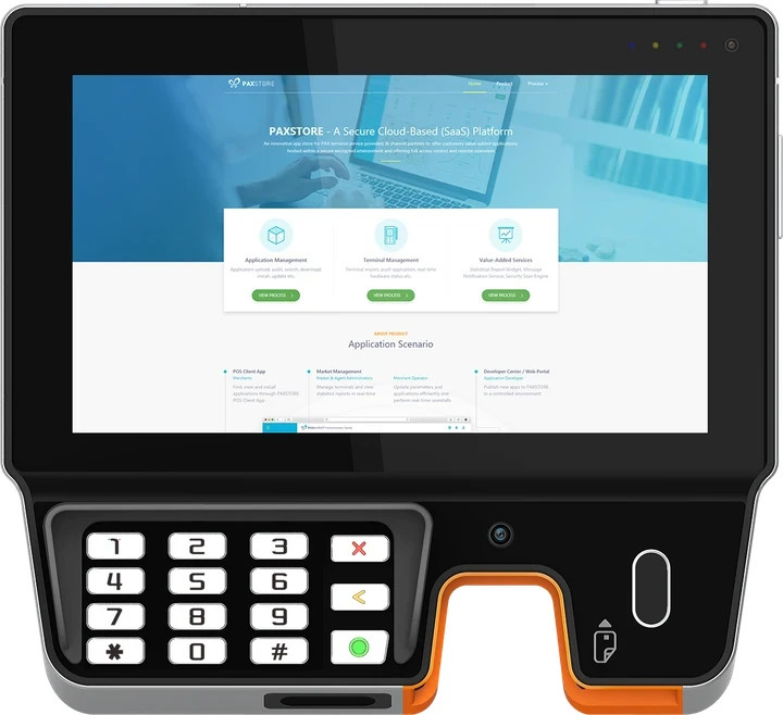 PAX Aries 8 POS Payment Terminal AND Hilipro Swivel Stand