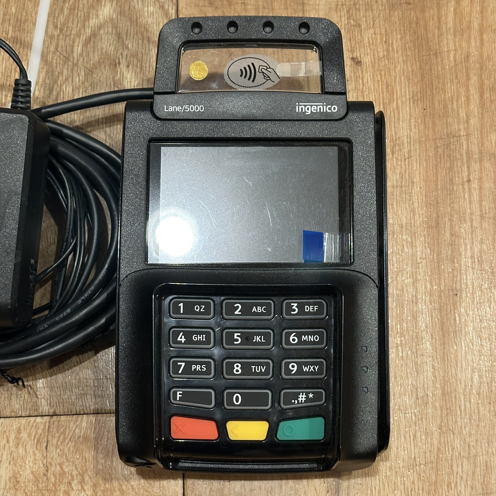 Ingenico Lane 5000 Credit Card Reader Point of Sale System. Slightly Used