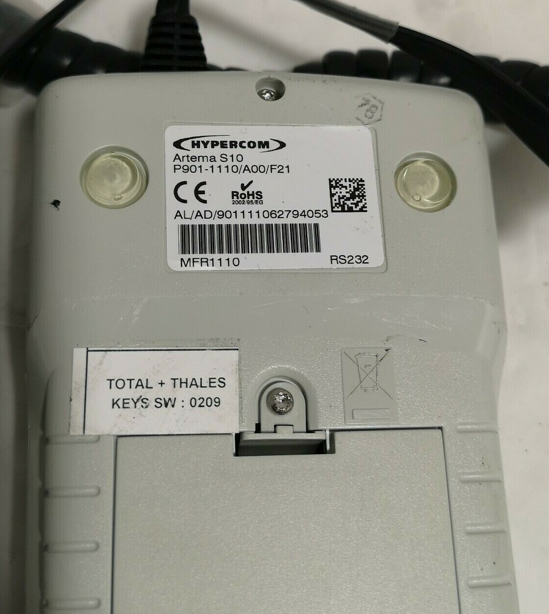 Hypercom Artema S10 Credit Card Terminal P901-1110/A00/F21 new.