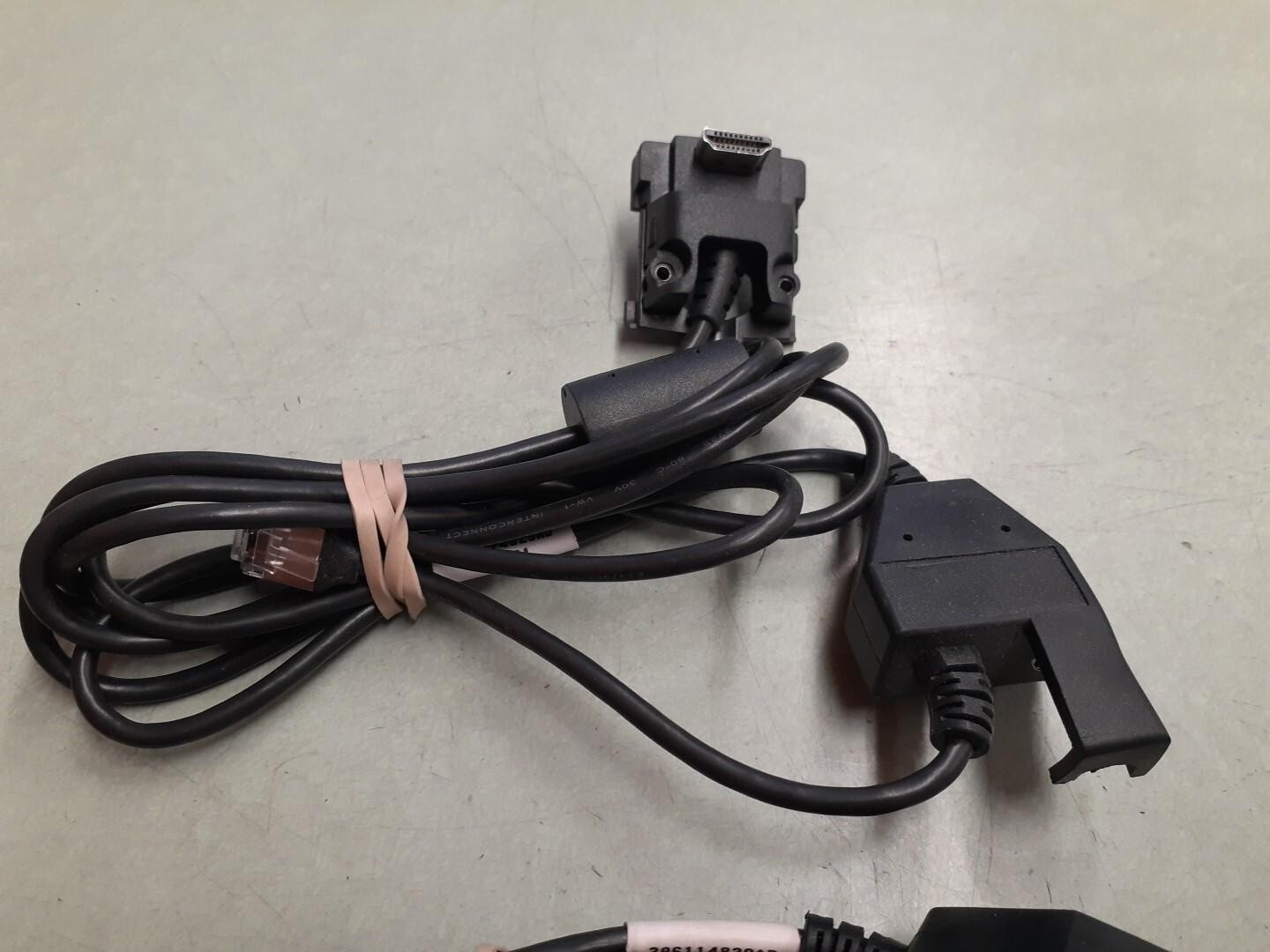 (2) Ethernet Cable Connection for a POS Devices 6.6 ft Black 296114829AD