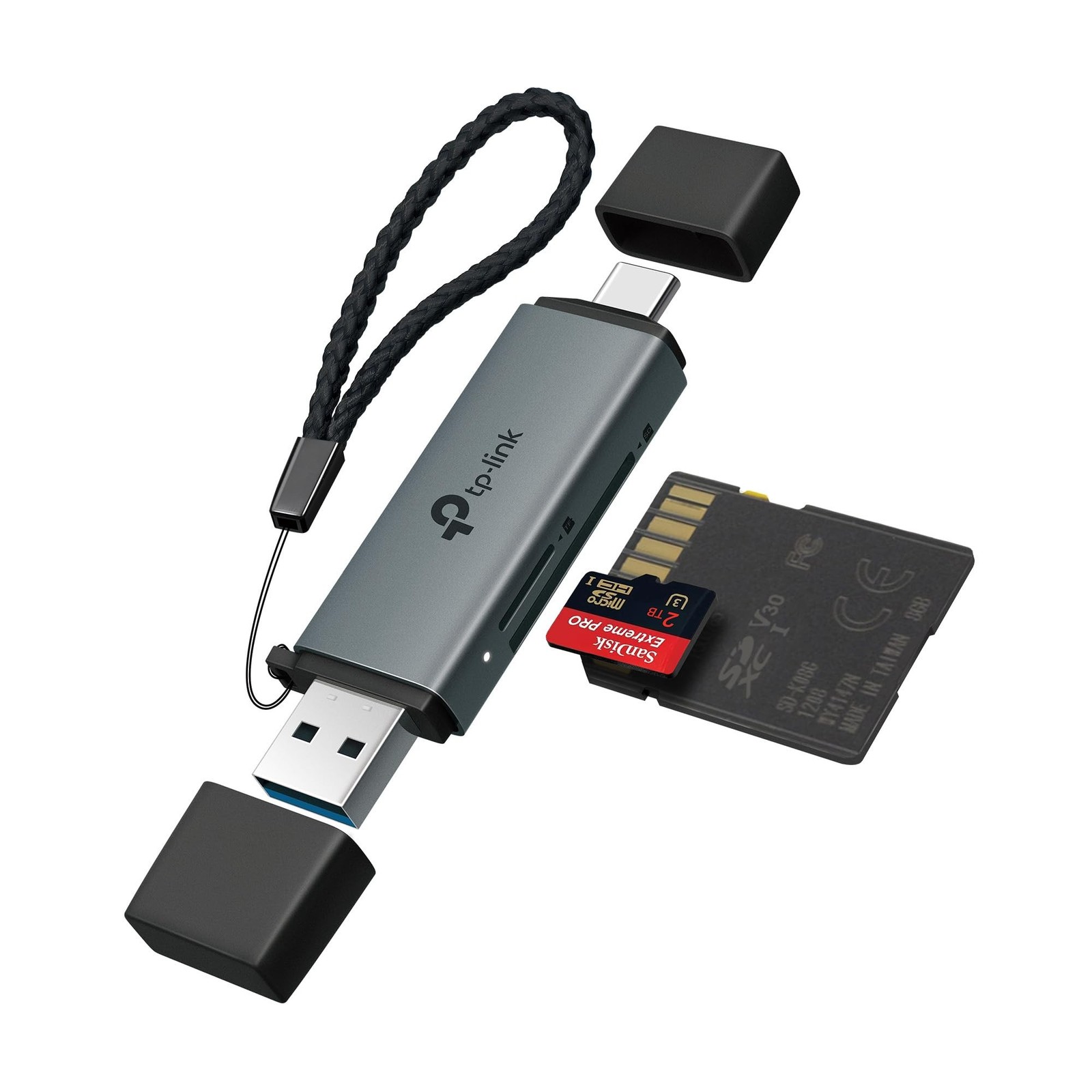 TP-Link SD Card Reader, 2-in-1 USB 3.0 Type-C&A Dual Slot Memory Card Reader …