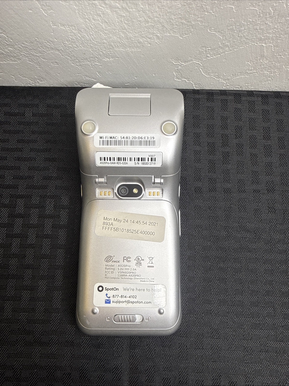 PAX A920 Pro SmartPOS Payment Terminal Android – Turn On For Parts Only