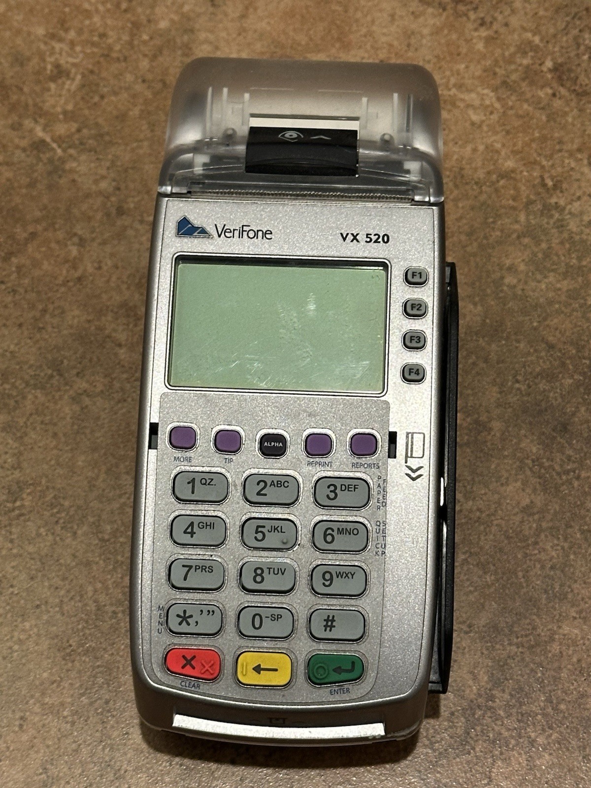VeriFone Vx520 EMV Credit Card Machine *UNLOCKED* #M252-753-03-NAA-3