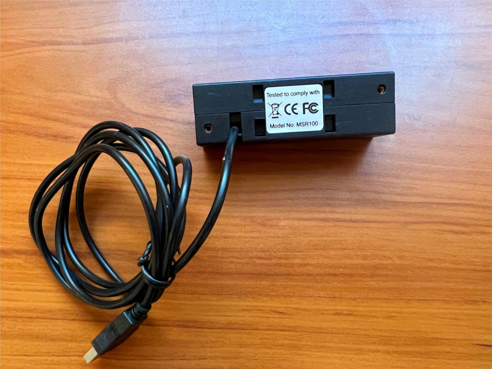 MSR100 USB Magnetic Stripe Card Reader Track 1, 2, 3 for Android Tablet OTG