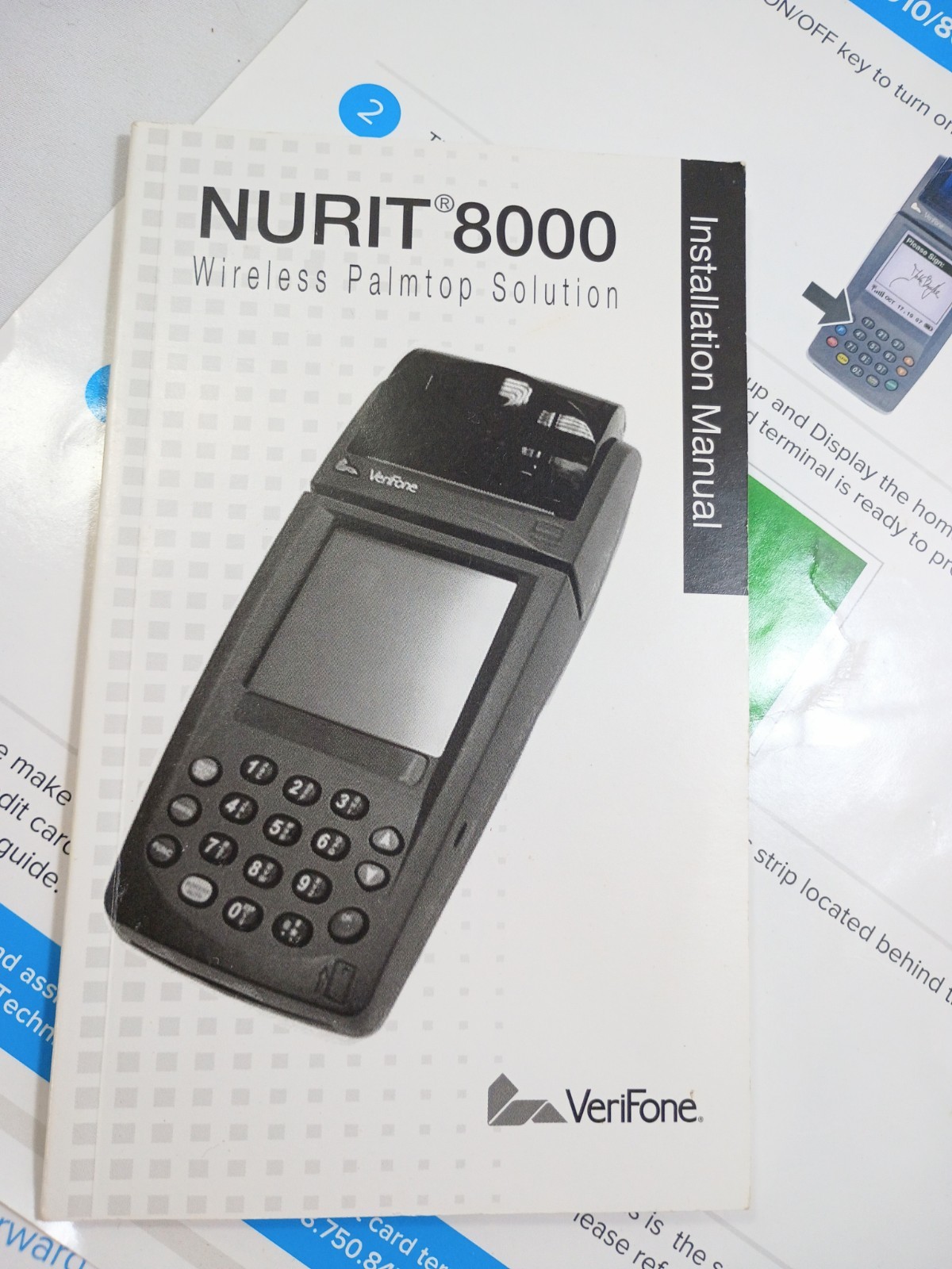 VeriFone Nurit 8020 Wireless Terminal GPRS Credit Debit Card Reader