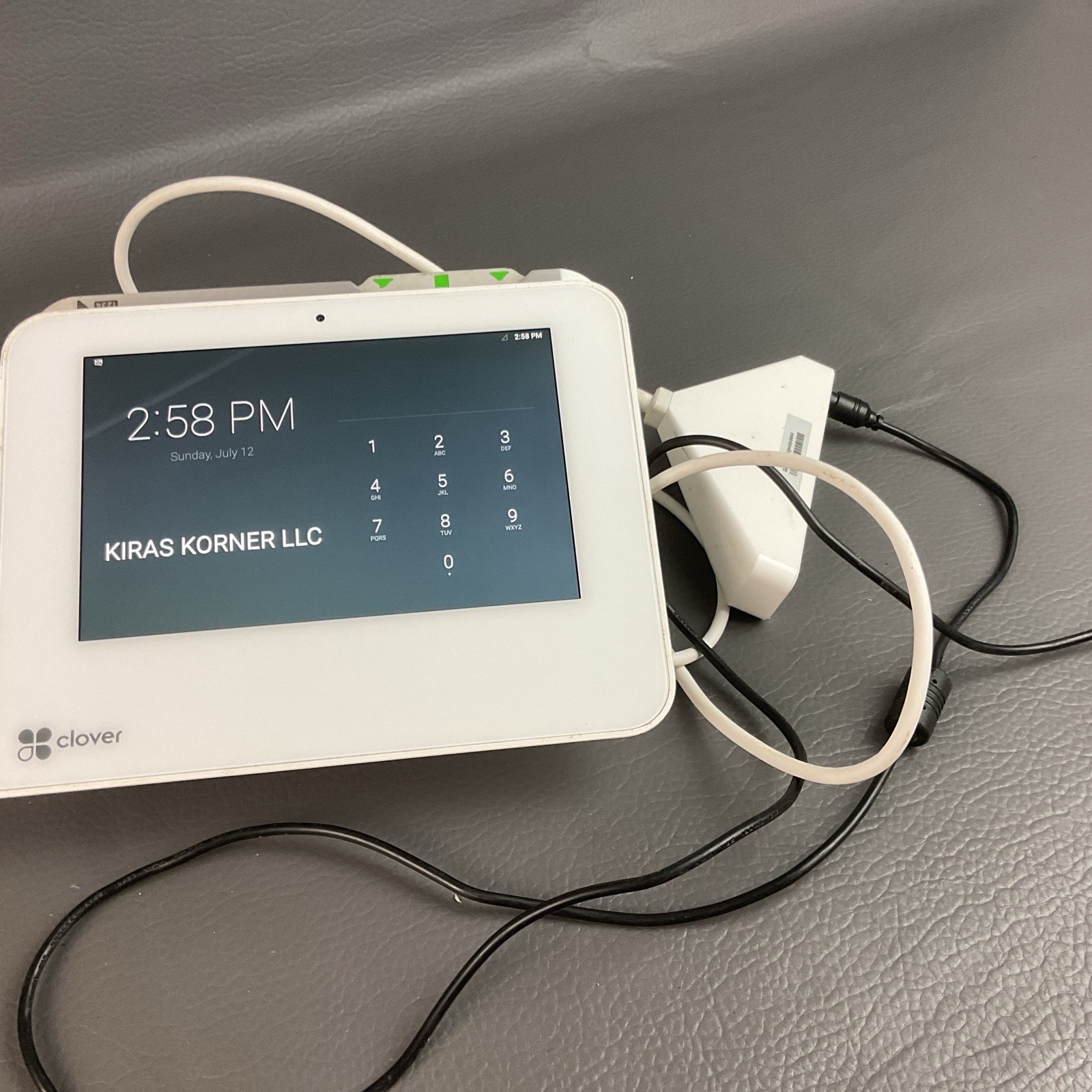 Clover Mini C302U 2nd Gen POS System + Hub & Power Supply–Locked- Working