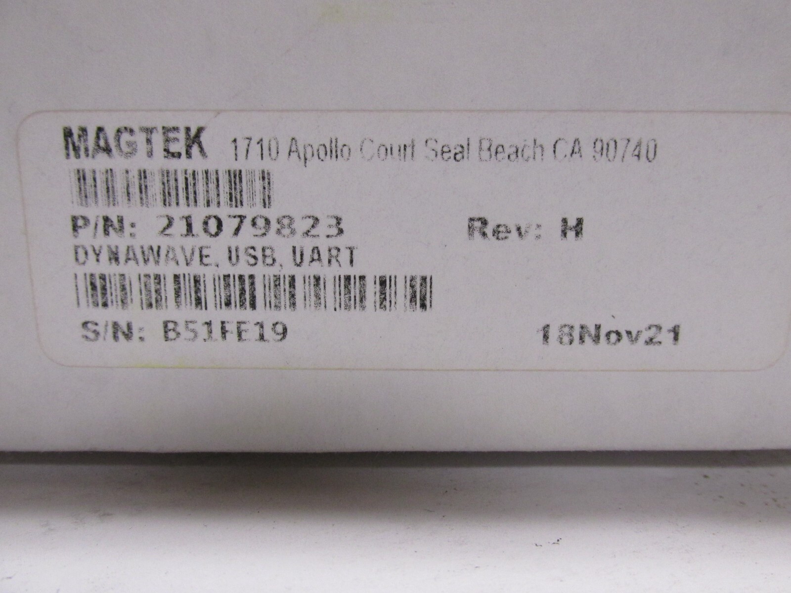 MagTek DynaWave USB NFC Contactless OEM Card Reader Module PN: 21079823 Rev: H