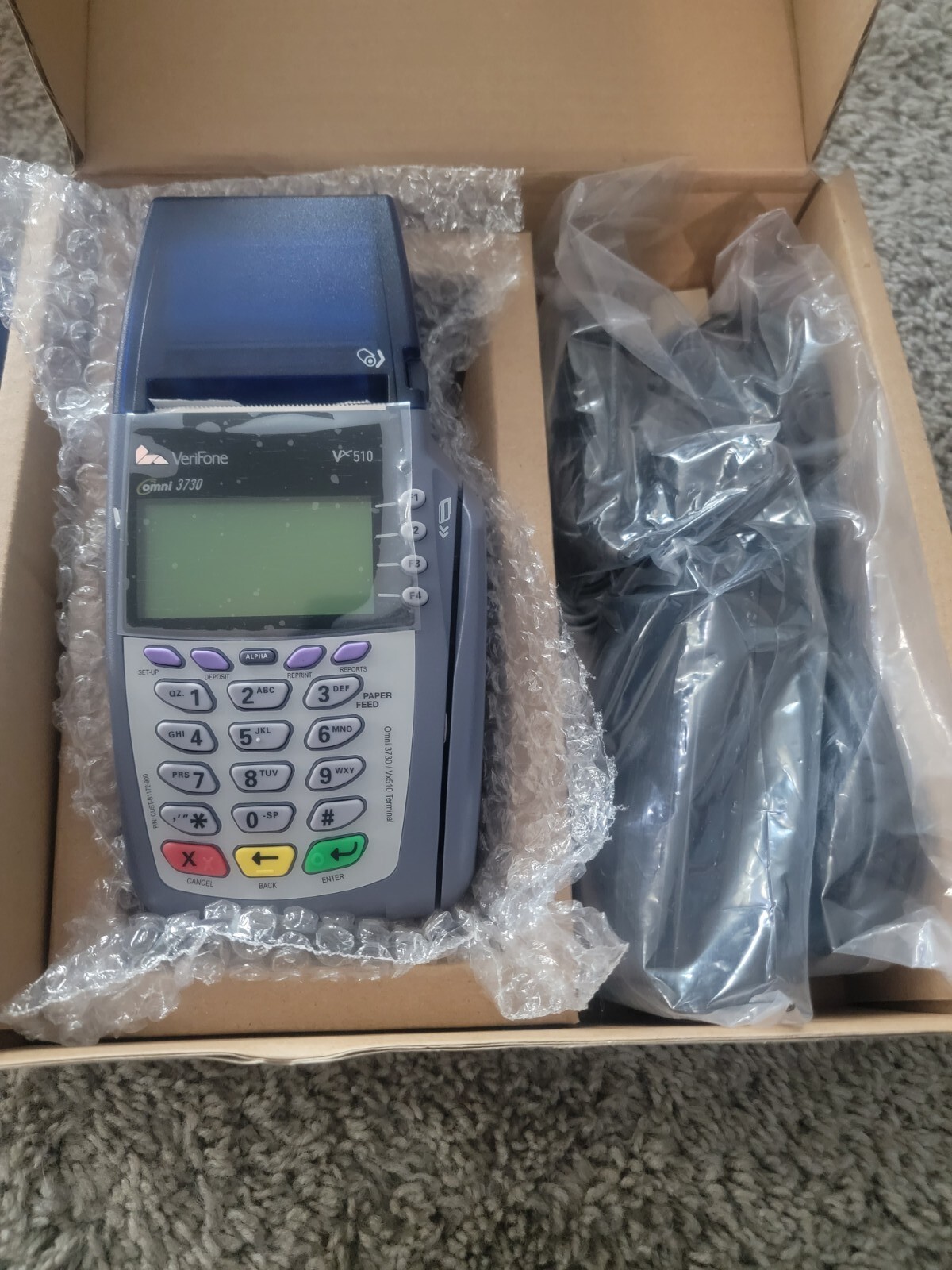 LOT of 3 POS Credit Card Readers Ingenico ICT220, VeriFone Omni 3730 & Omni 3750