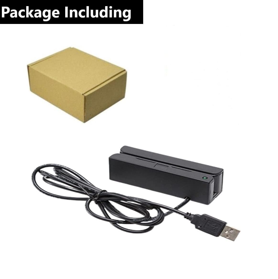 Mini Magnetic Swipe Credit Card Reader 3 Track Hi Lo Data Collector USB