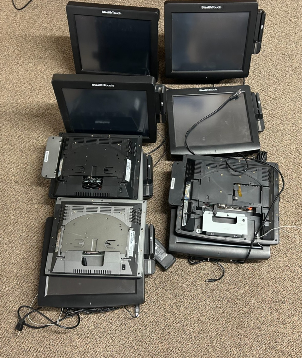 LOT of 10 — Pioneer POS StealthTouch M5 M7 Point of Sale Systems 46-BRU000