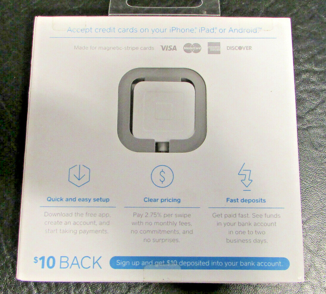 Square Reader, Credit Card Reader for Mobile Devices, NIB