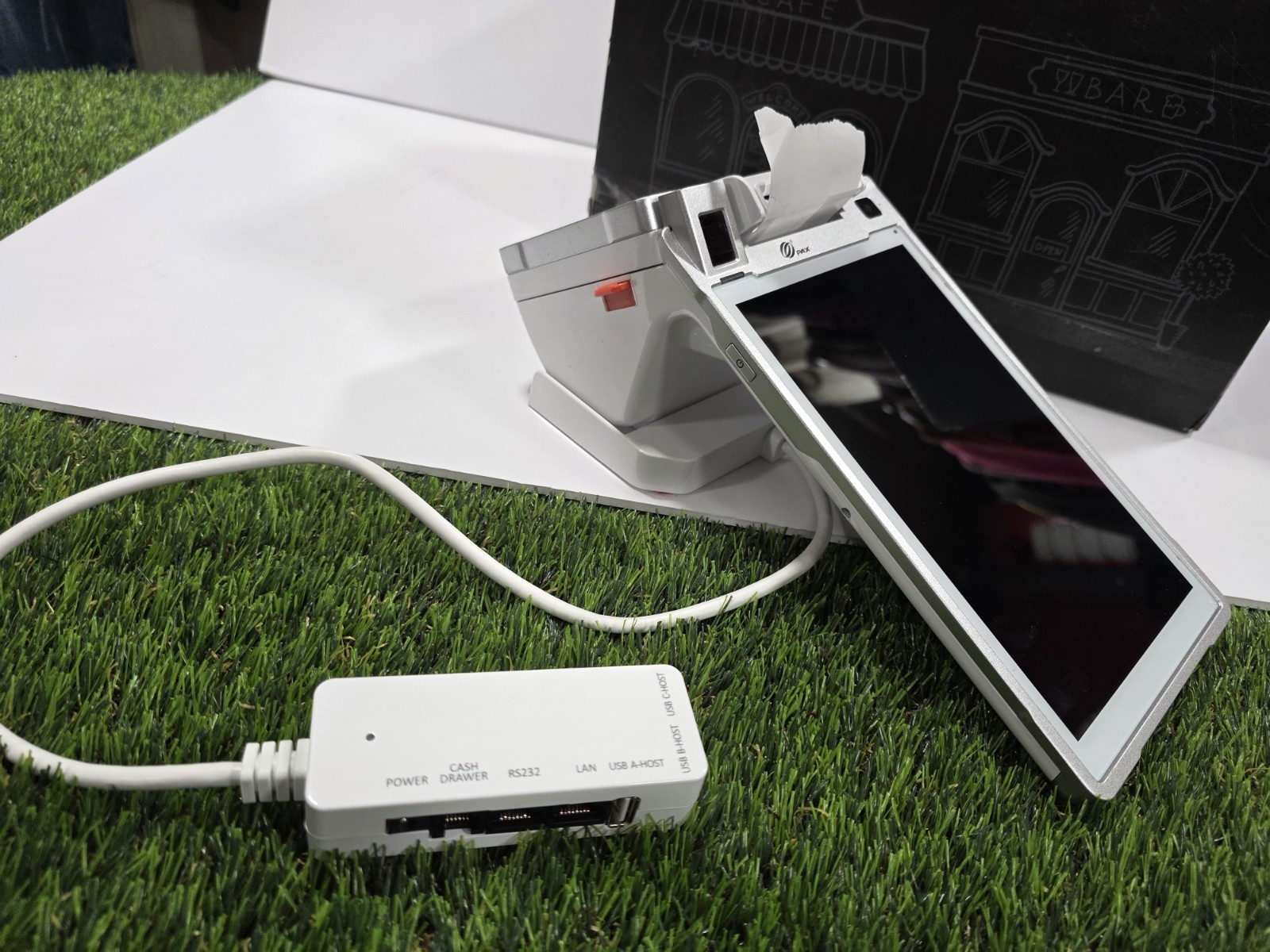 PAX E600 Android POS terminal Merchant Bar Shop Sales Needs Battery/power Cord