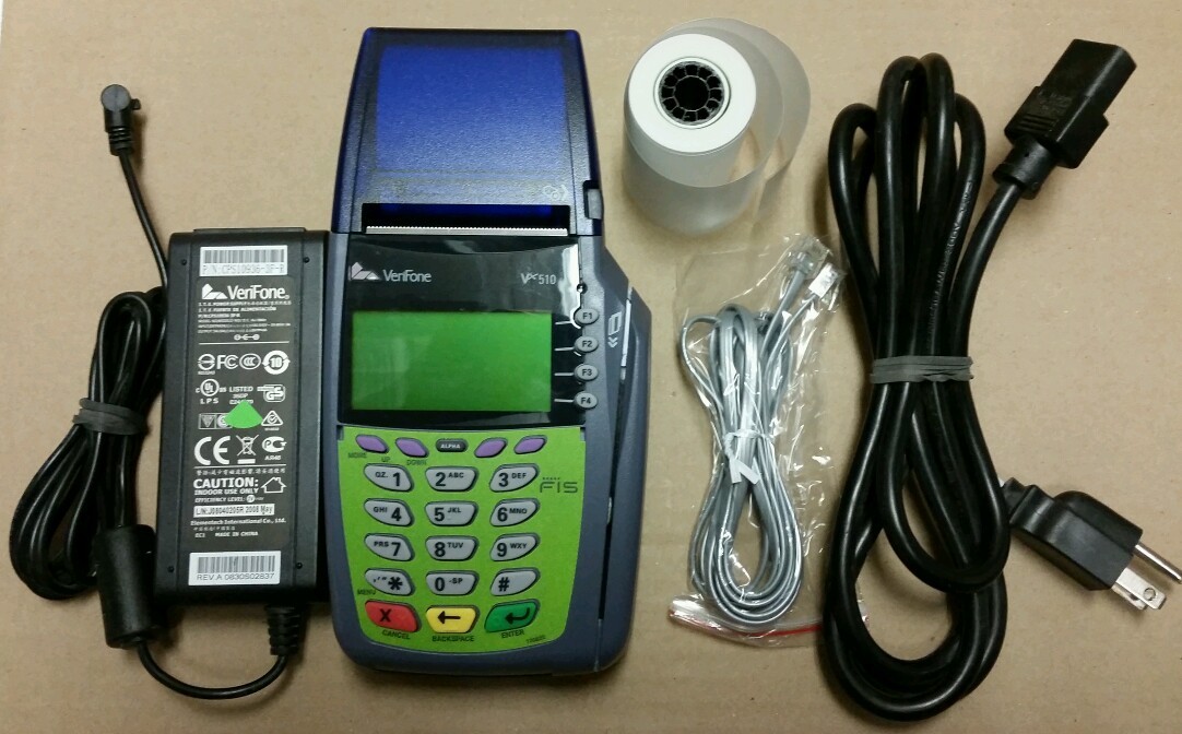 VERIFONE Vx510LE CREDIT CARD TERMINAL, Vx 510 LE, PCI-COMPLIANT
