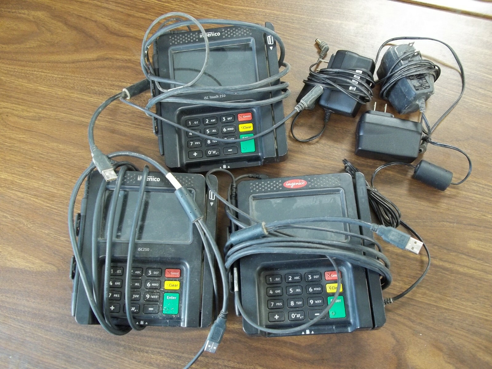 ingenico isc touch 250 signature 3pk credit card terminals