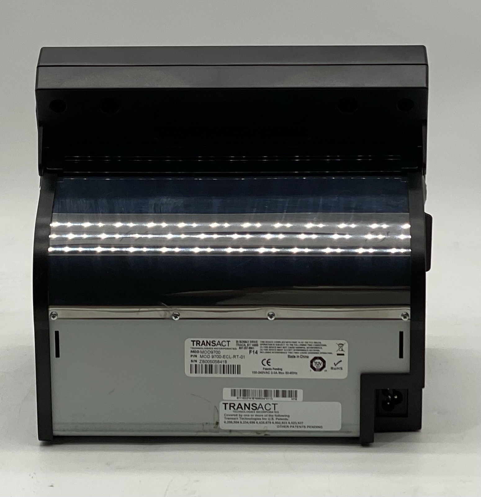 TransAct AccuDate Model MOD9700 Receipt Printer *AS IS * W/Power Supply