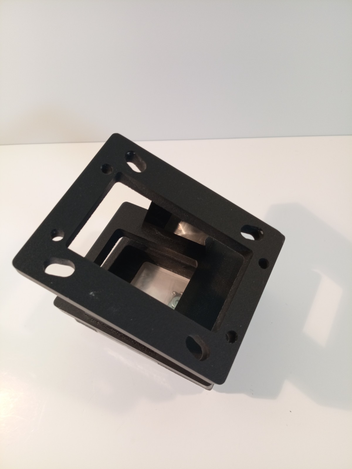 Parlevel Systems POS Kiosk Angled Card Reader Mounting Bracket, Black