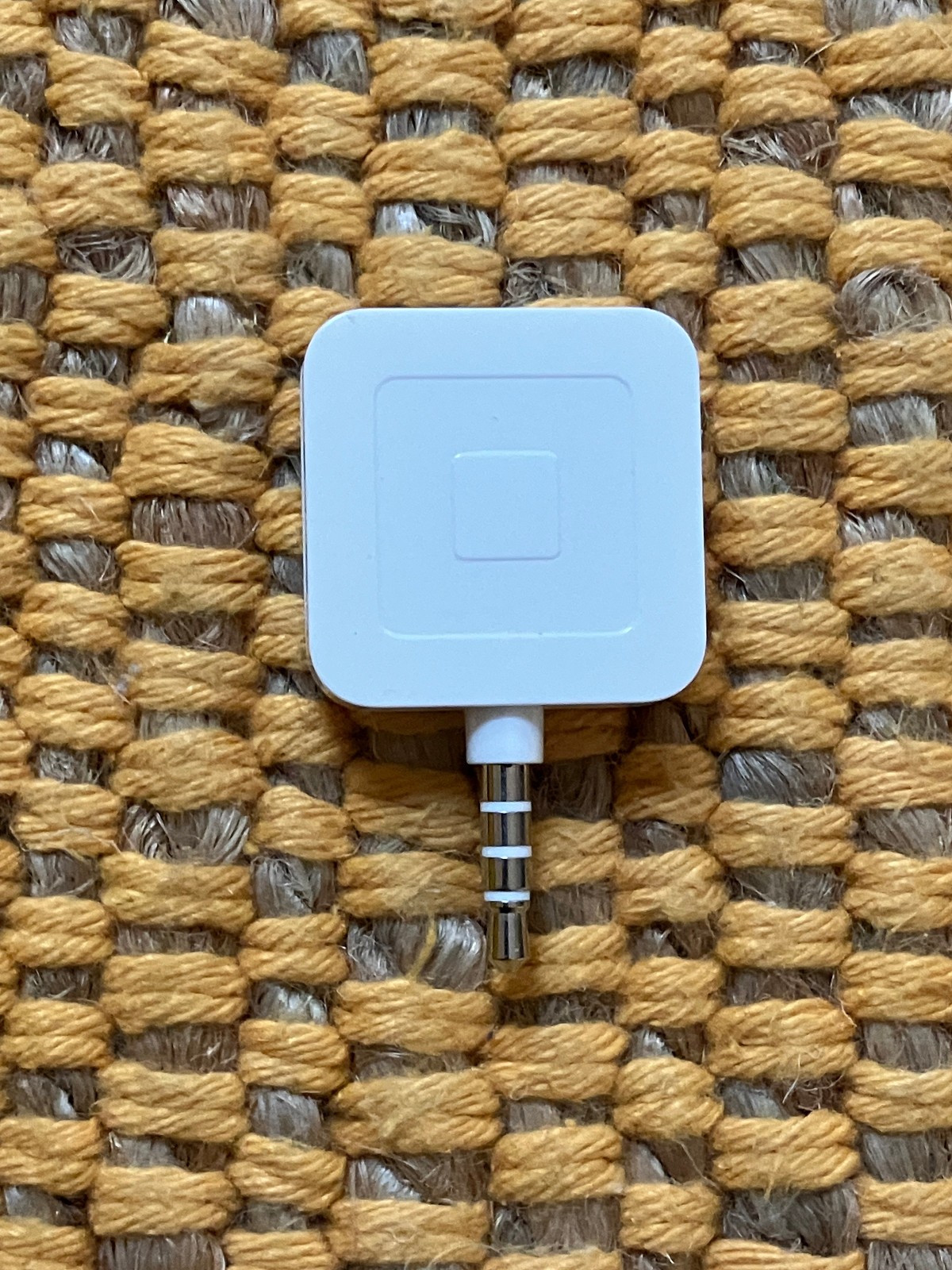 Square Magstripe Reader 3.5mm Headphone Connector Magnetic Swipe White