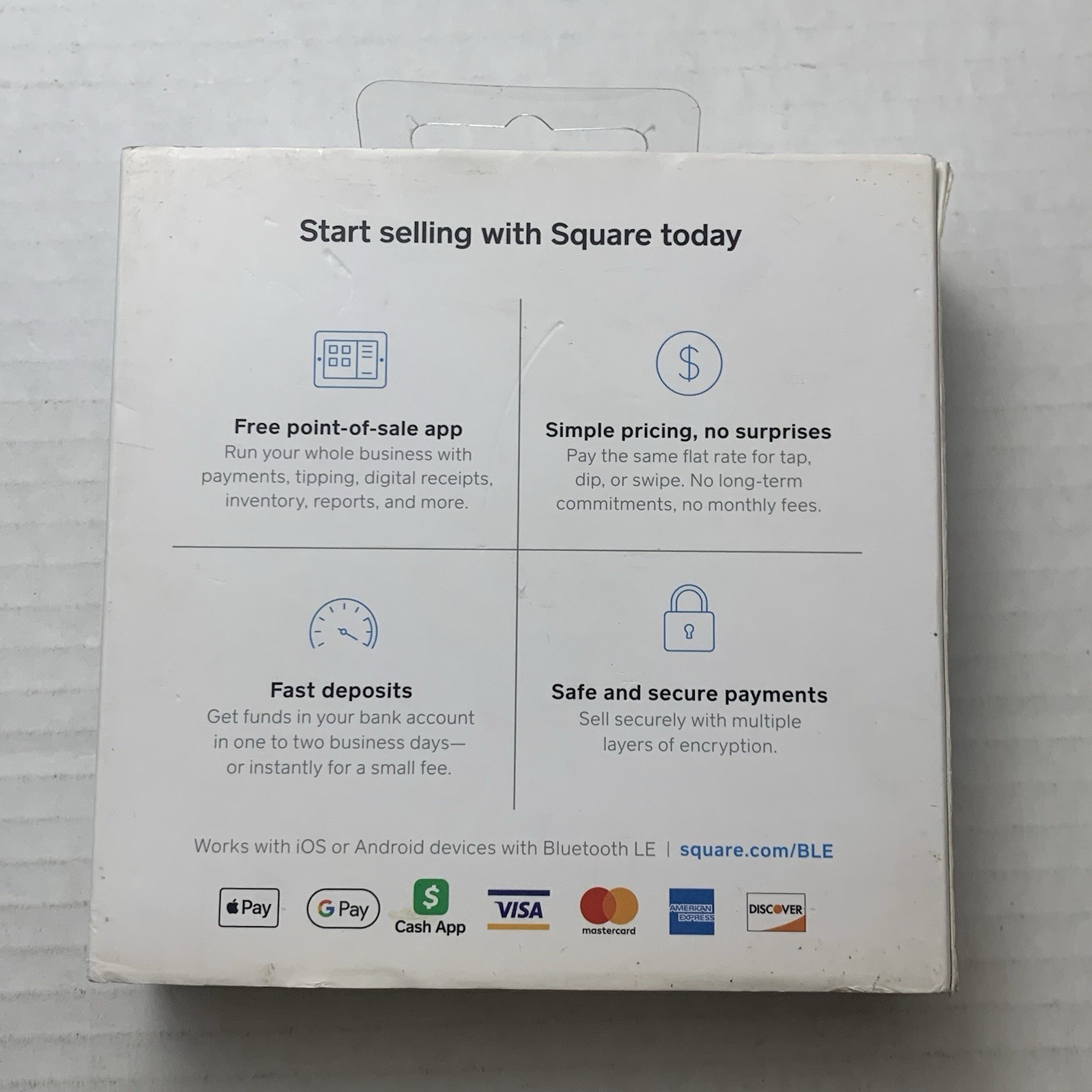Square A-SKU-0485 Credit Card Reader New