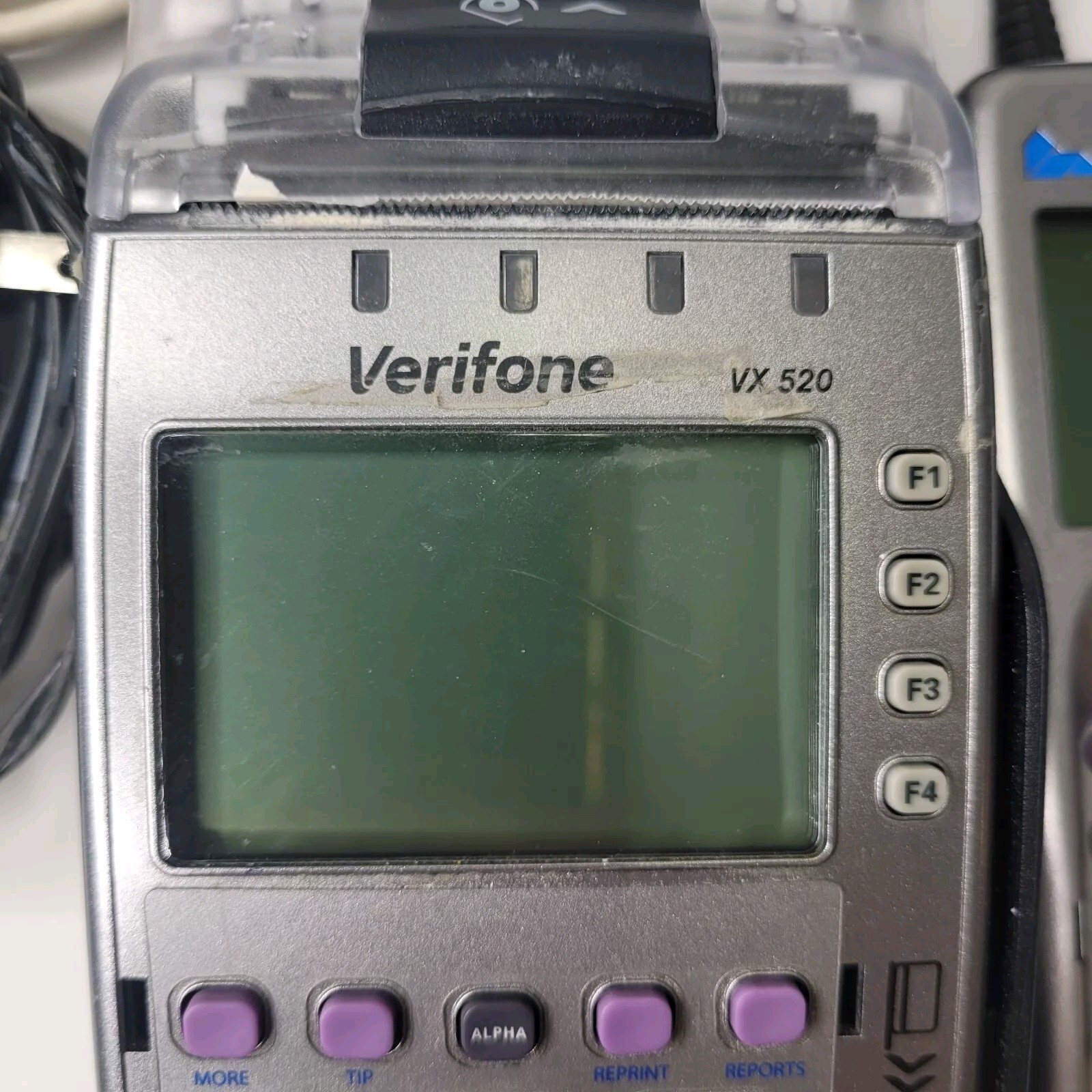 Verifone VX 520 Terminal and VX 805 CTLS PIN Pad Bundle with Power Supply Cables