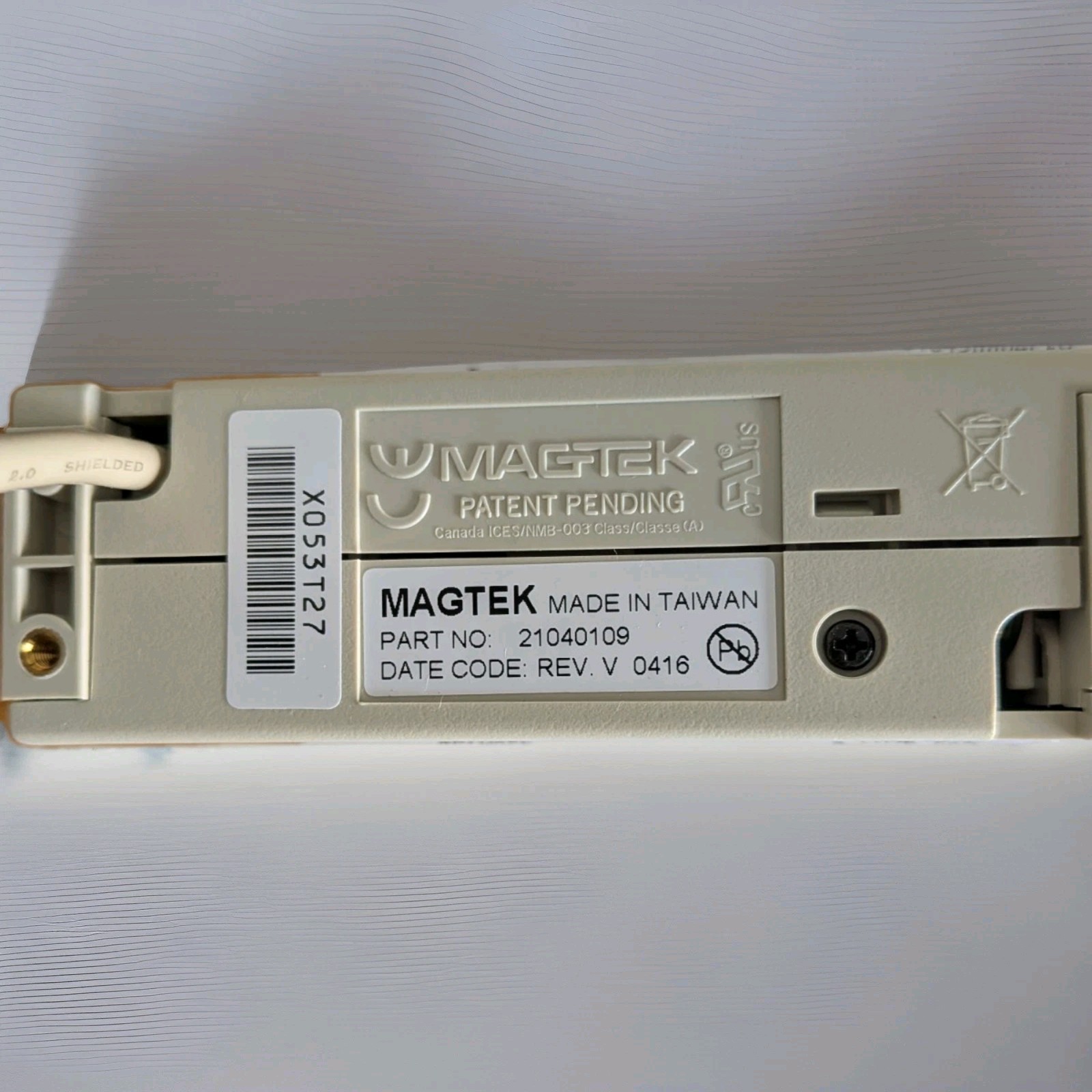 MagTek Swipe 21040109 USB Credit Card Reader – New Open Box