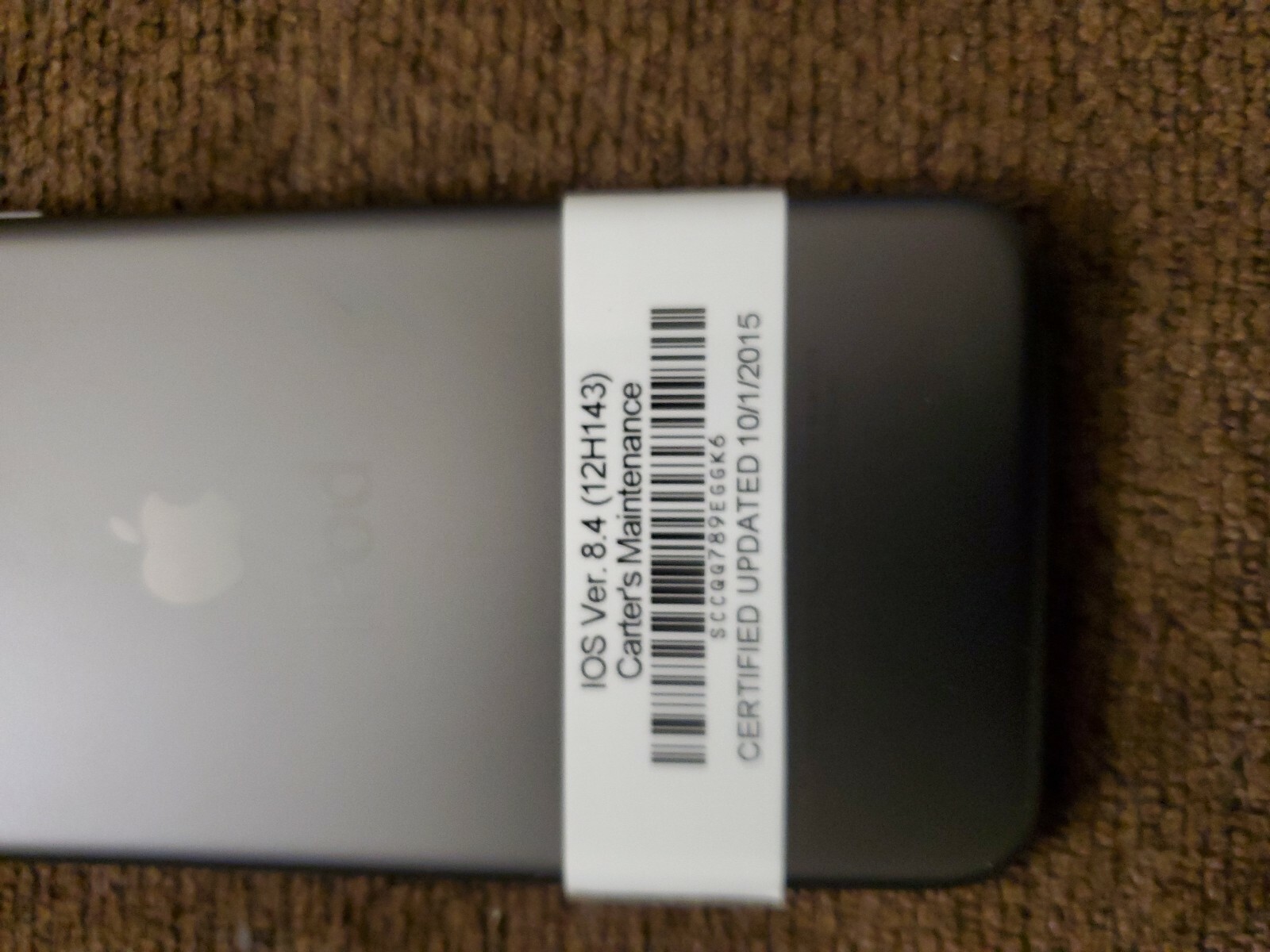 Verifone e315 e315M Mobile CC Terminal iphone 5 ipod 5th gen M087-313-10-WWA