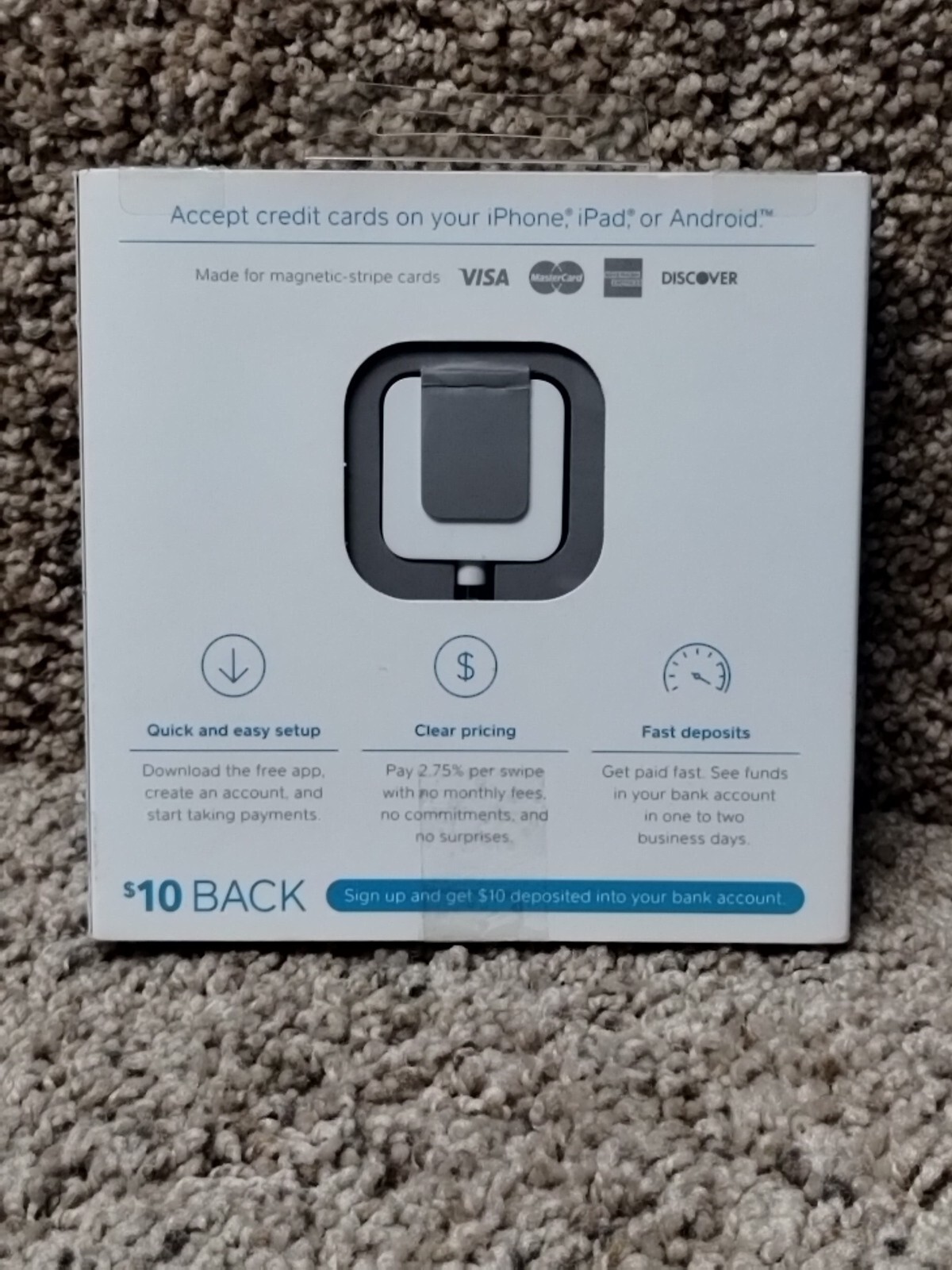 Square Credit Card Reader for iPhone, iPad and Android NEW