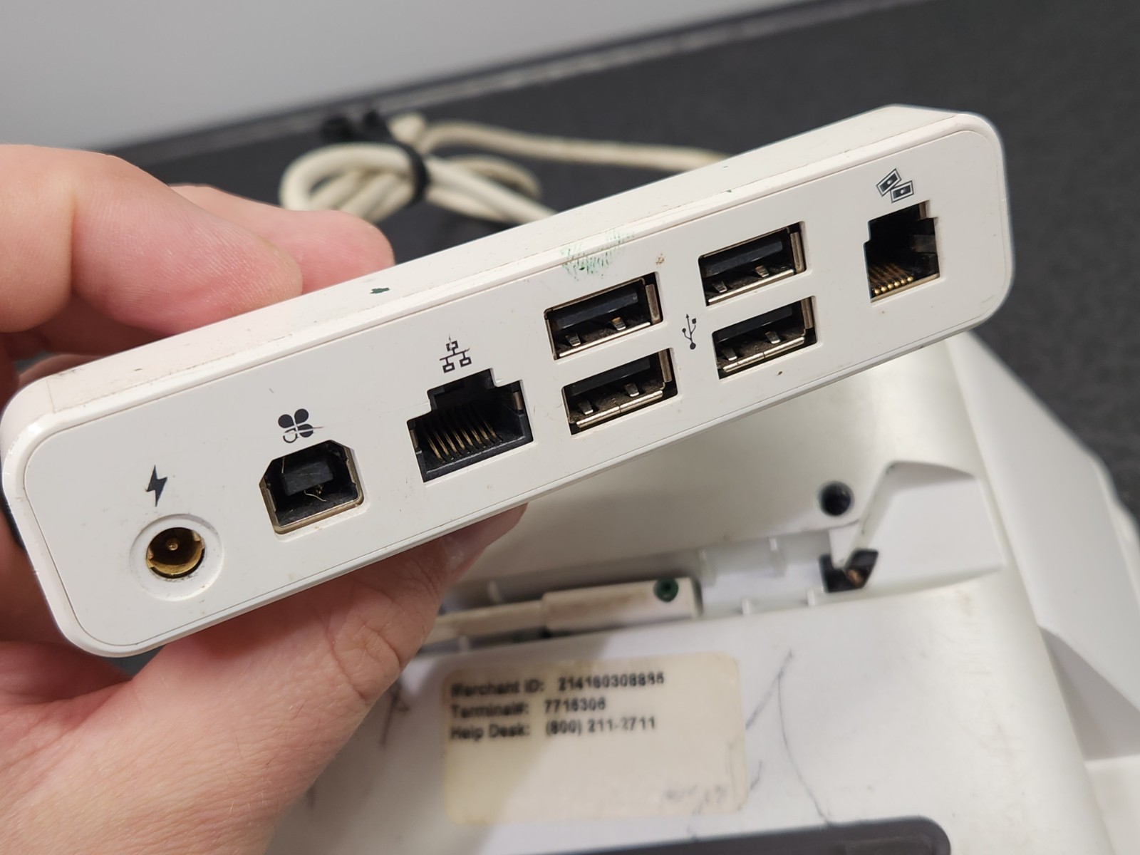 Clover Mini Wi-Fi C300 & 3G C301 POS Systems w/ Hubs READ Untested No Power Cord