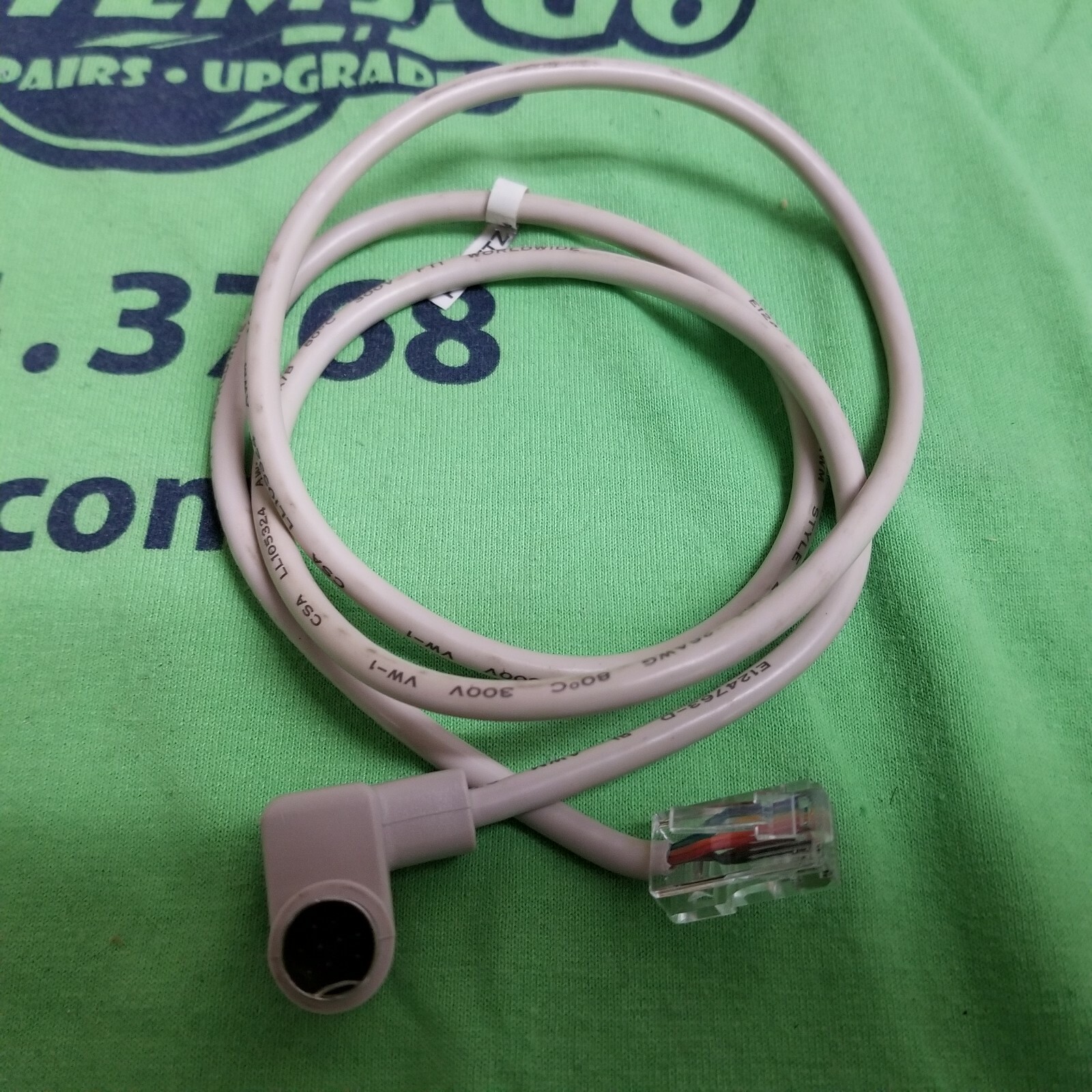 22517580 3FT CABLE FWR MINI MICR TO OMNI 3200 10PRJ PLUG