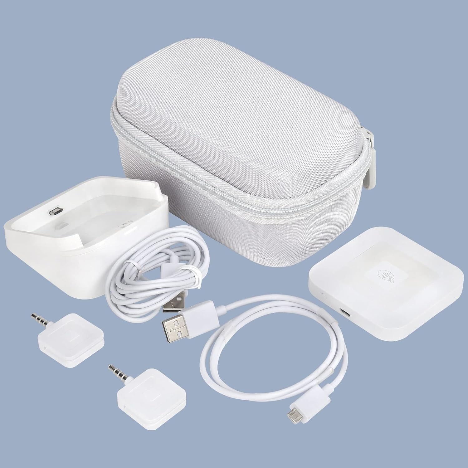 Hard Storage Case for Contactless Square Card Reader and Dock Waterproof