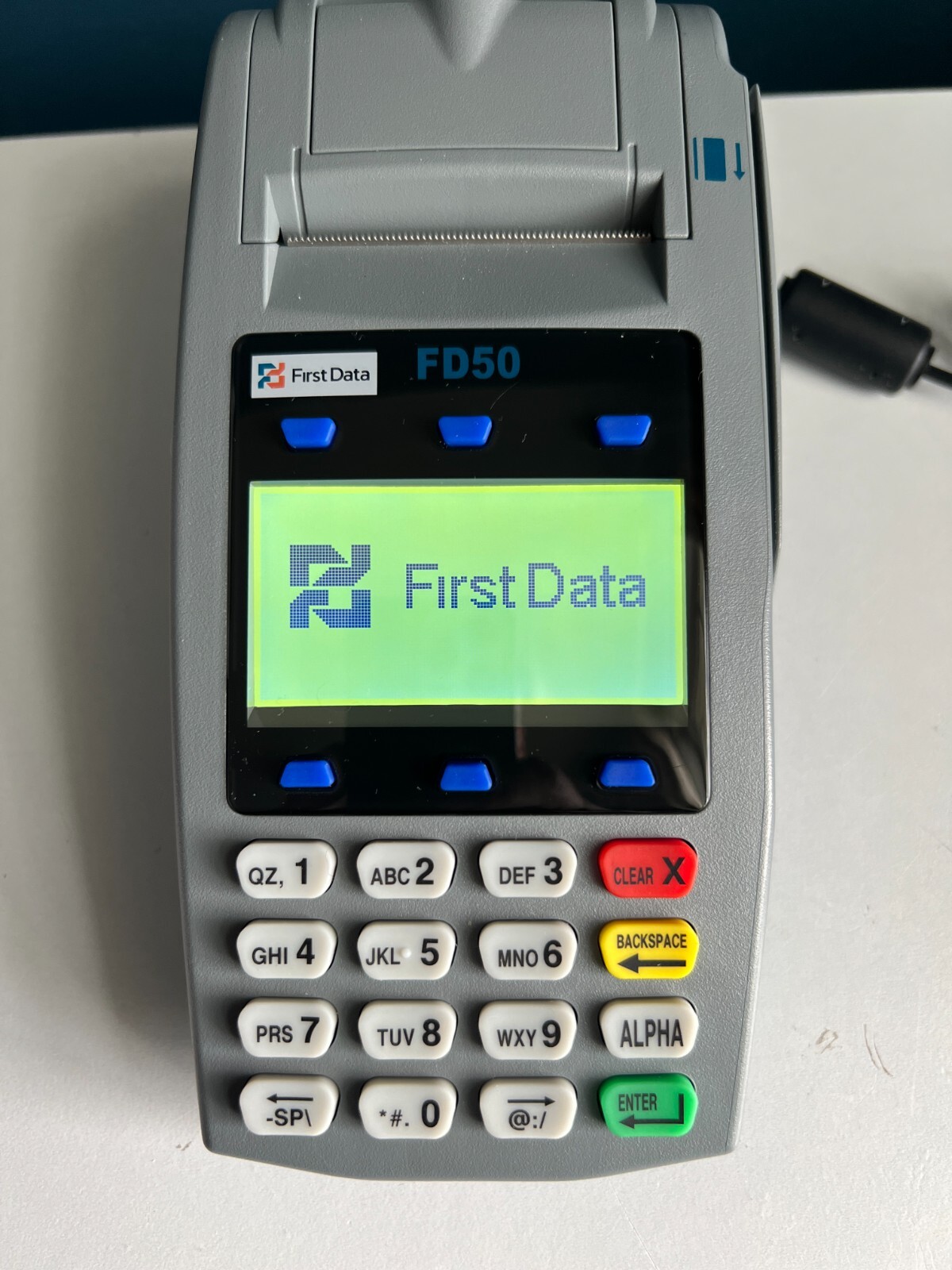 First Data FD50 Credit Card Terminal FD-50 NEW + FREE SHIPPING