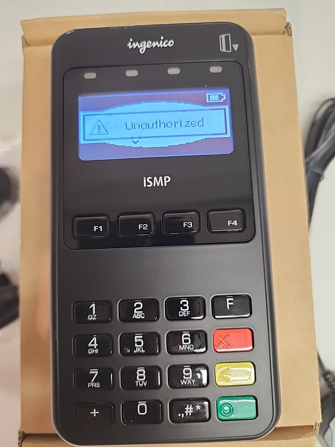 For Parts/Repair Ingenico IMP352-01P2288A Companion Payment Terminal