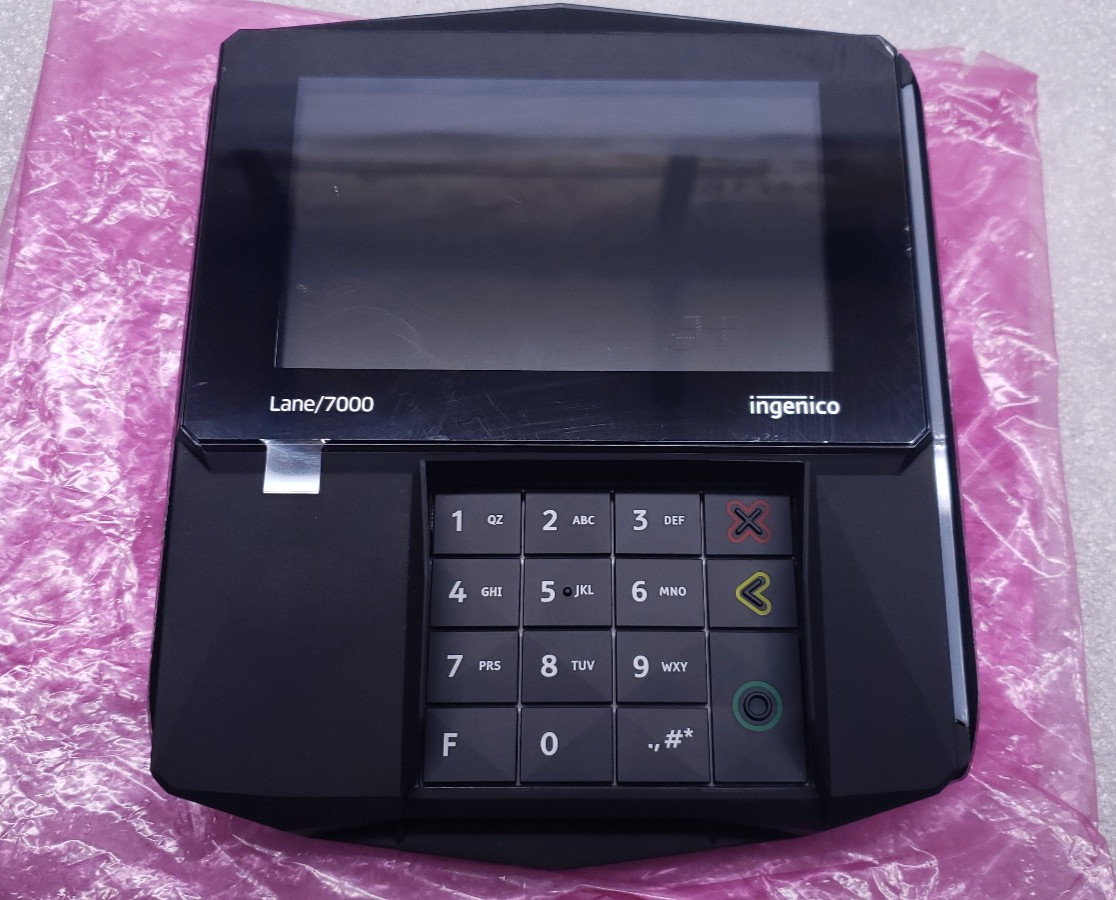 Ingenico Lane 7000 Signature Capture Payment Terminal [Missing AC Adapter] #99