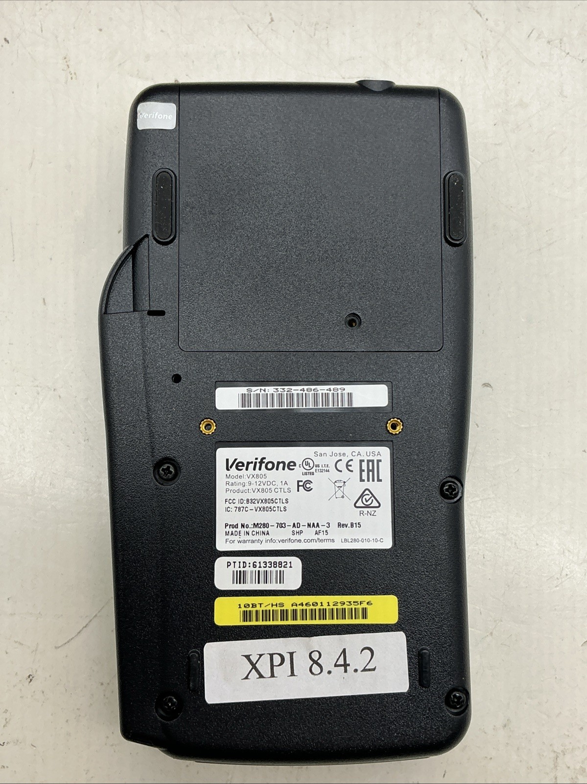 BRAND NEW Open Box VeriFone VX805 Credit card Merchant Scanner (84)