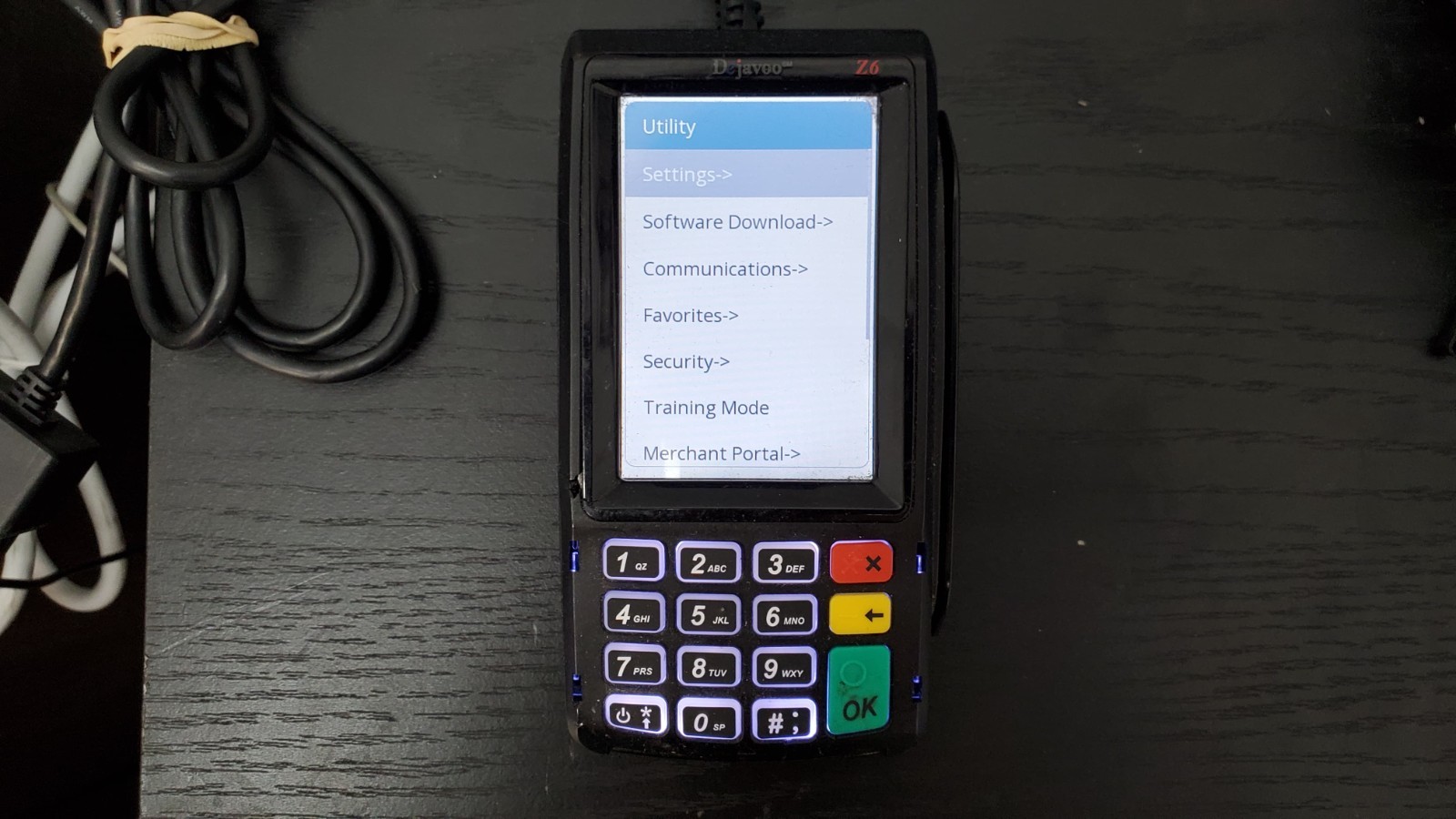 Lot of 6/ DEJAVOO Z6 CREDIT CARD TERMINAL MODEL VEGA3000