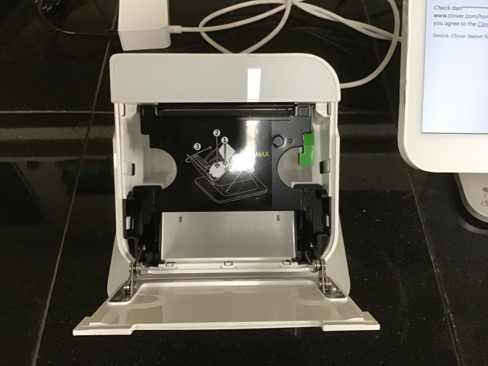 Clover Station C501 Point of Sale POS System P500 Printer HUB