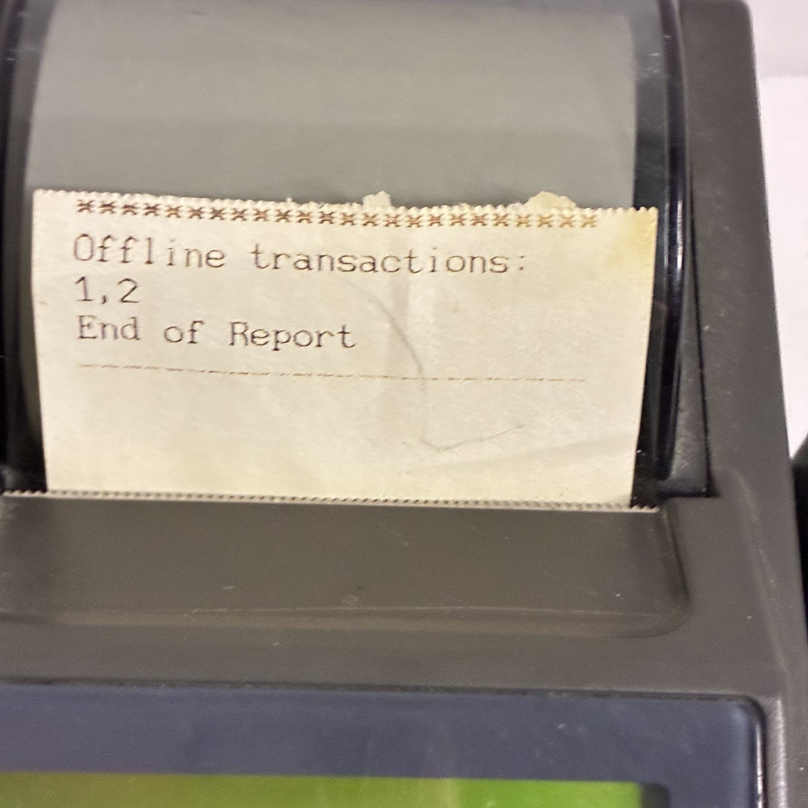 Lipman Nurit 3000 POS EDC Credit Card Terminal Parts Repair No Power Cord