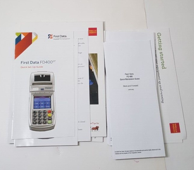 First Data FD400GT (MC8090) Credit Card Reader
