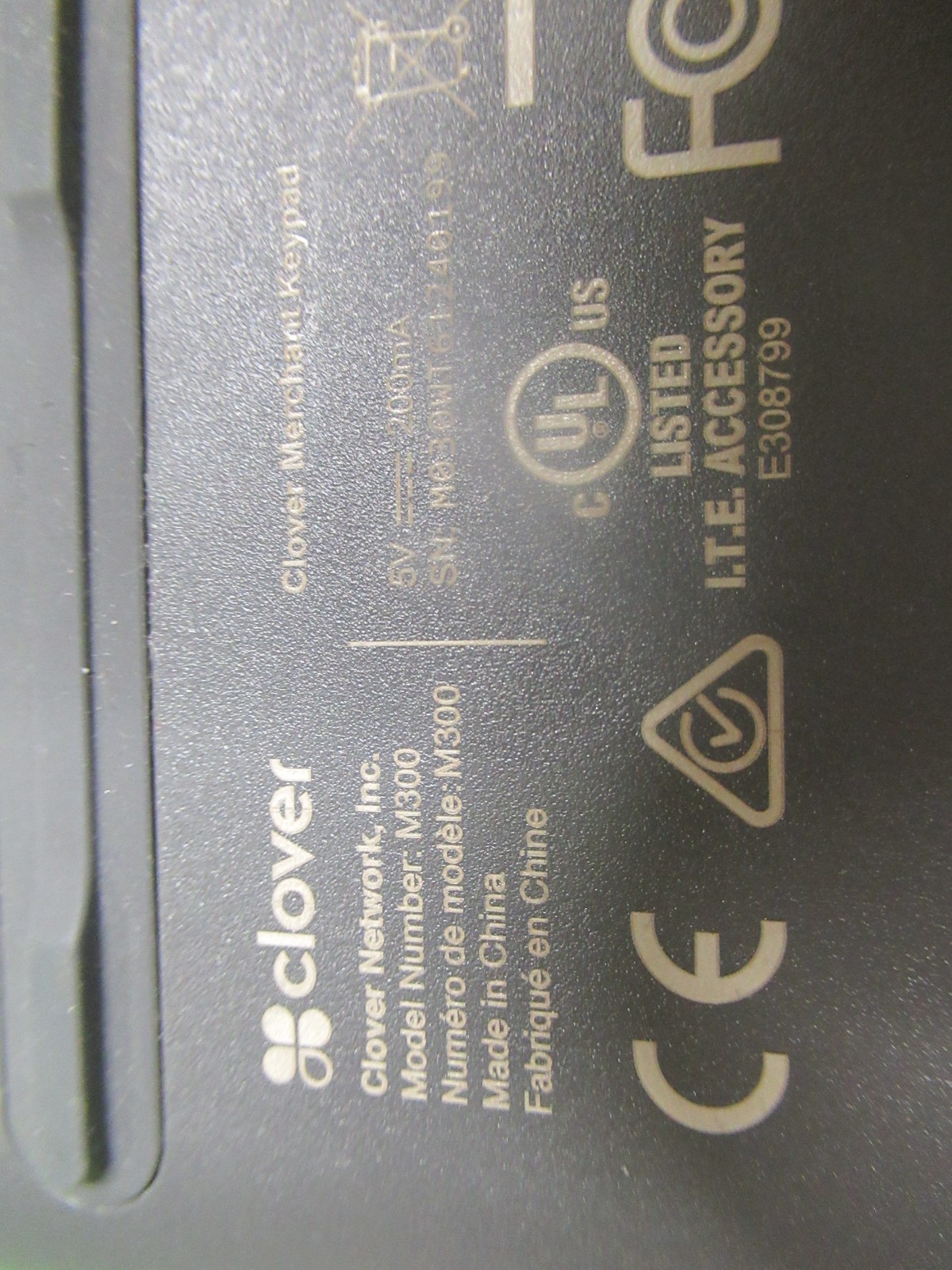 Clover M300 Merchant Keypad USB PIN Pad POS Terminal Accessory