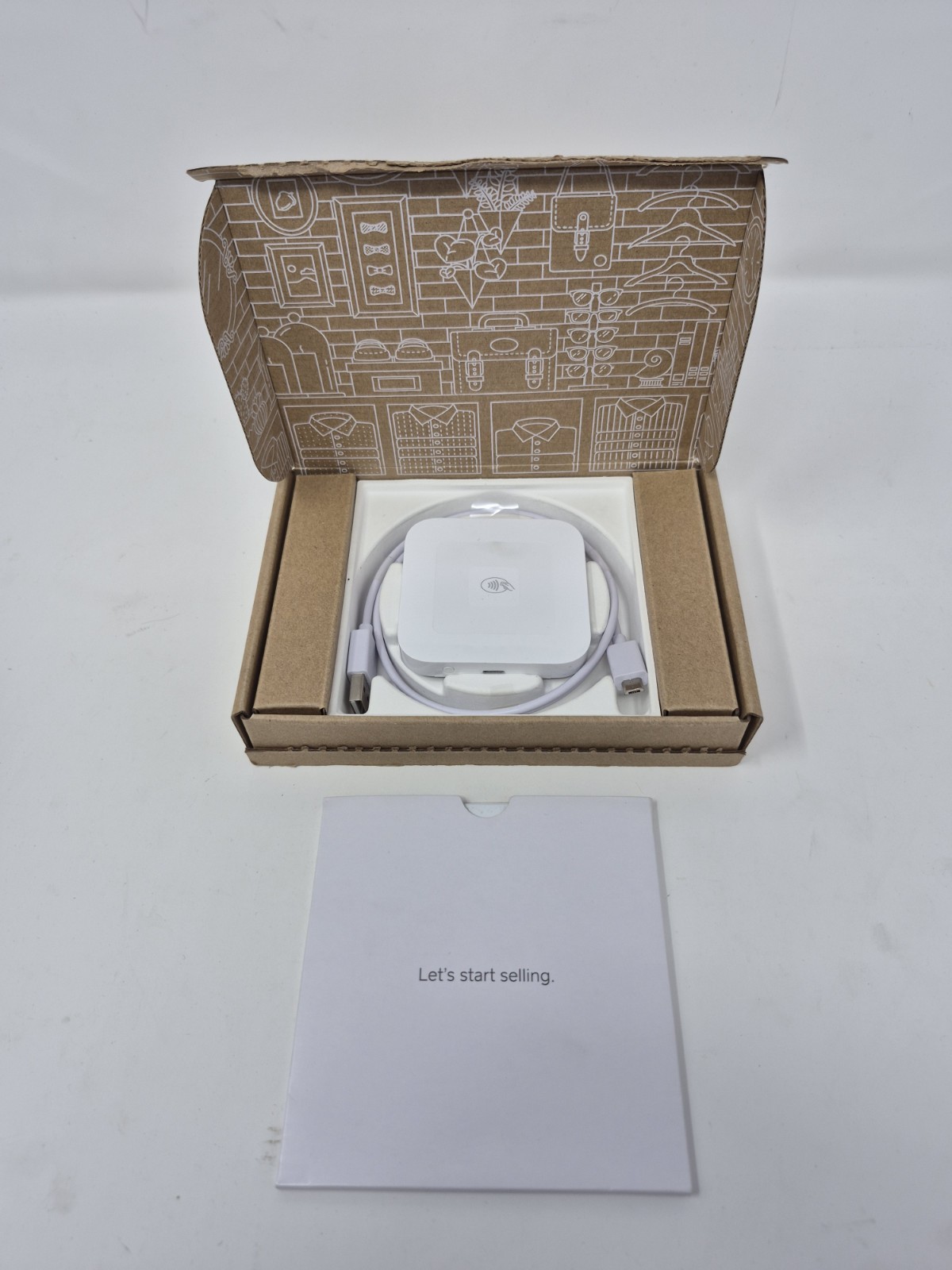 Square S8-1 Contactless Credit Card and Chip Reader – White NEW w/ Box