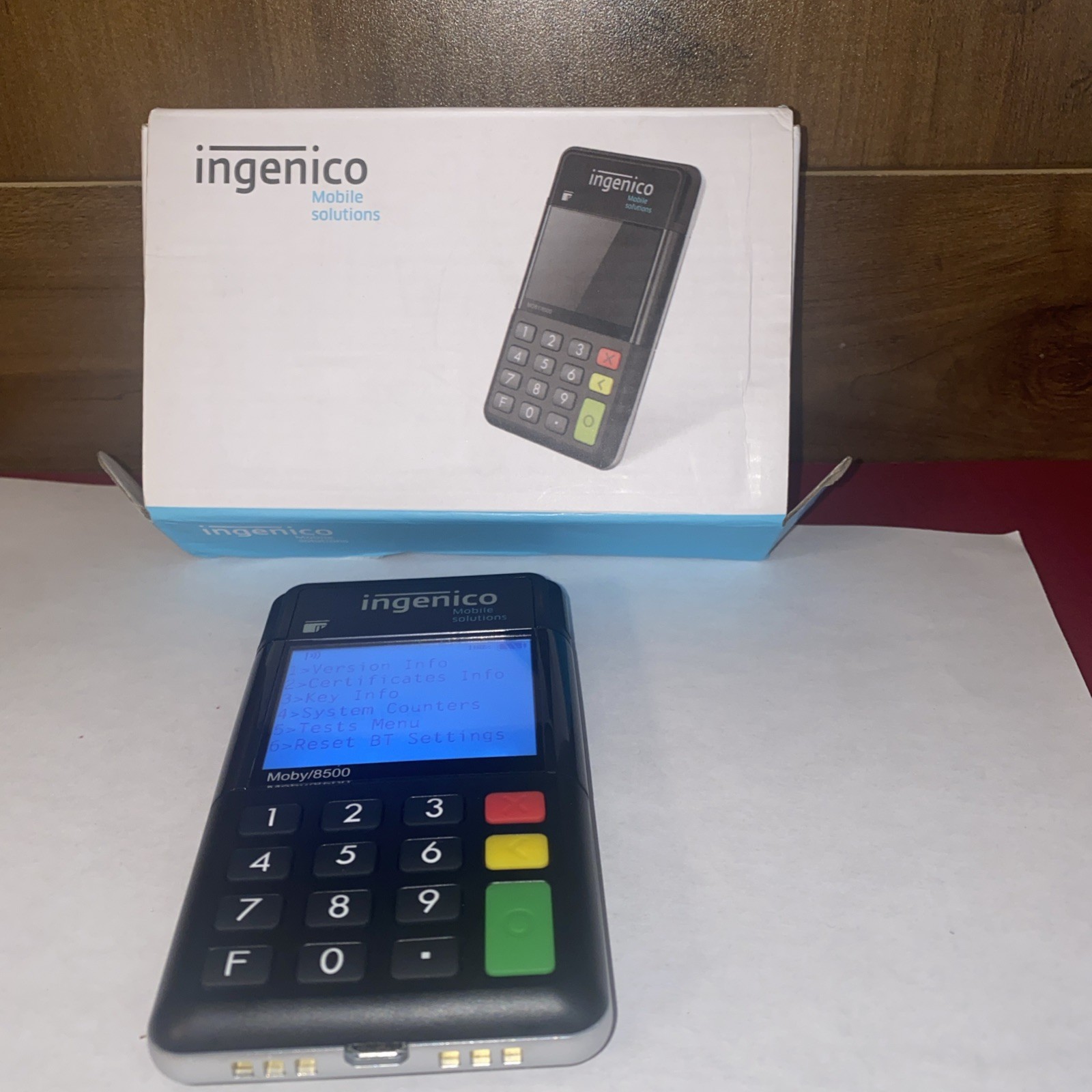 Moby Ingenico 8500 Open Box