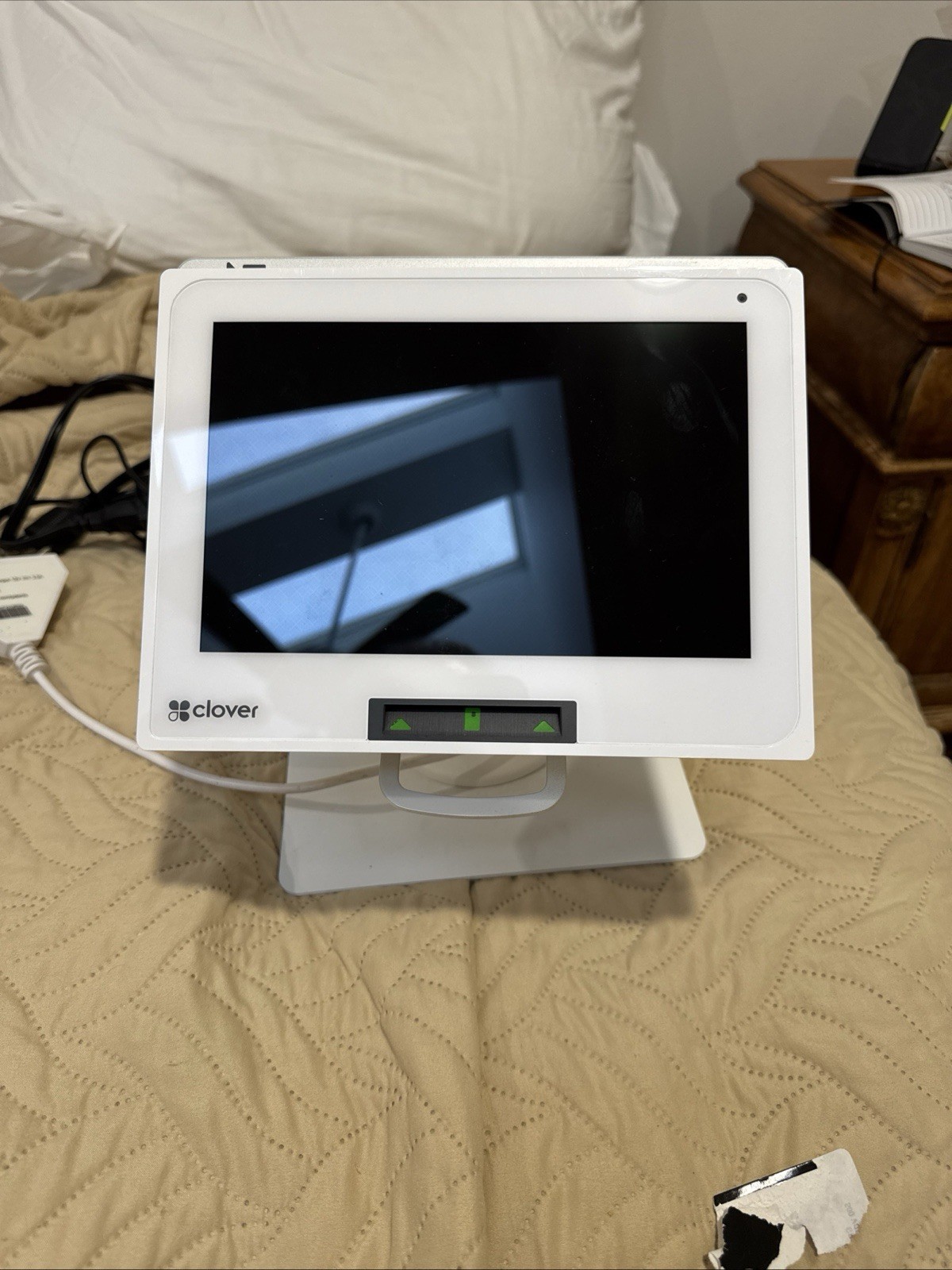Clover Mini C305 POS System/Credit Card Terminal /w Triangle Hub +Swivel Stand ￼